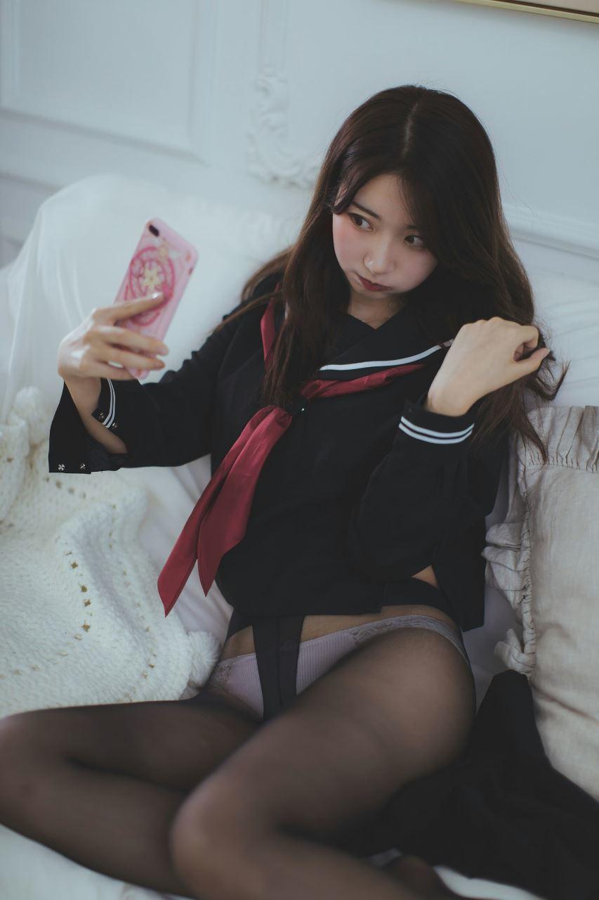 เฮกกาวา - นักเรียน ชุดนักเรียนสีดำ 52P