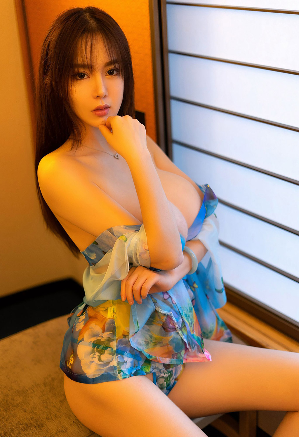易阳Silvia异域和服风情梦幻浪漫的轻盈睡衣