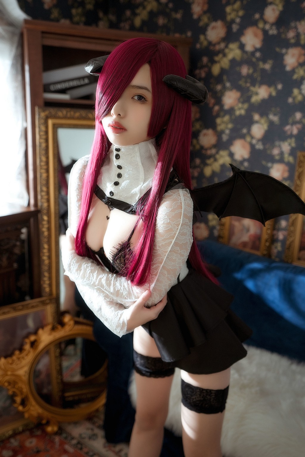 ウェンメイの理不尽 《魅魔 ザ・カウンテス・オブ・デビル》 [COSPLAY福利] 写真集[38P
