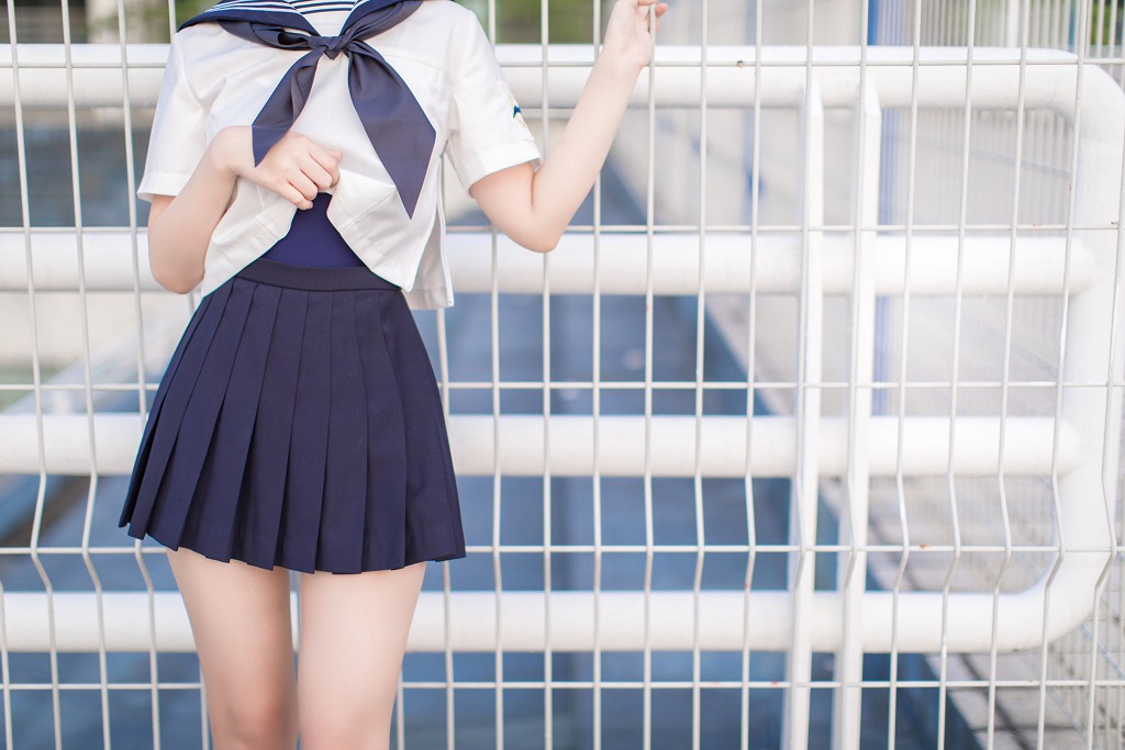 코서웬메이 《JK+백실+세일러 수트》 [COSPLAY 혜택] 사진집 [20P