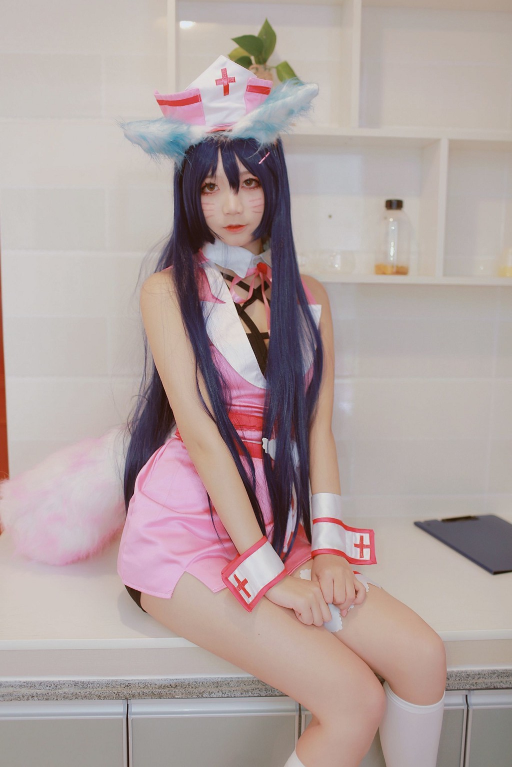清纯少女五更百鬼《阿狸护士服》 [COSPLAY美女] 写真集[37P]