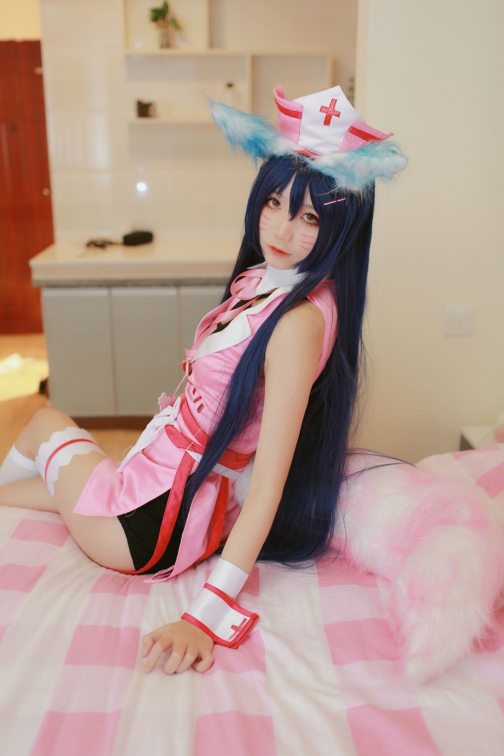 清纯少女五更百鬼《阿狸护士服》 [COSPLAY美女] 写真集[37P]