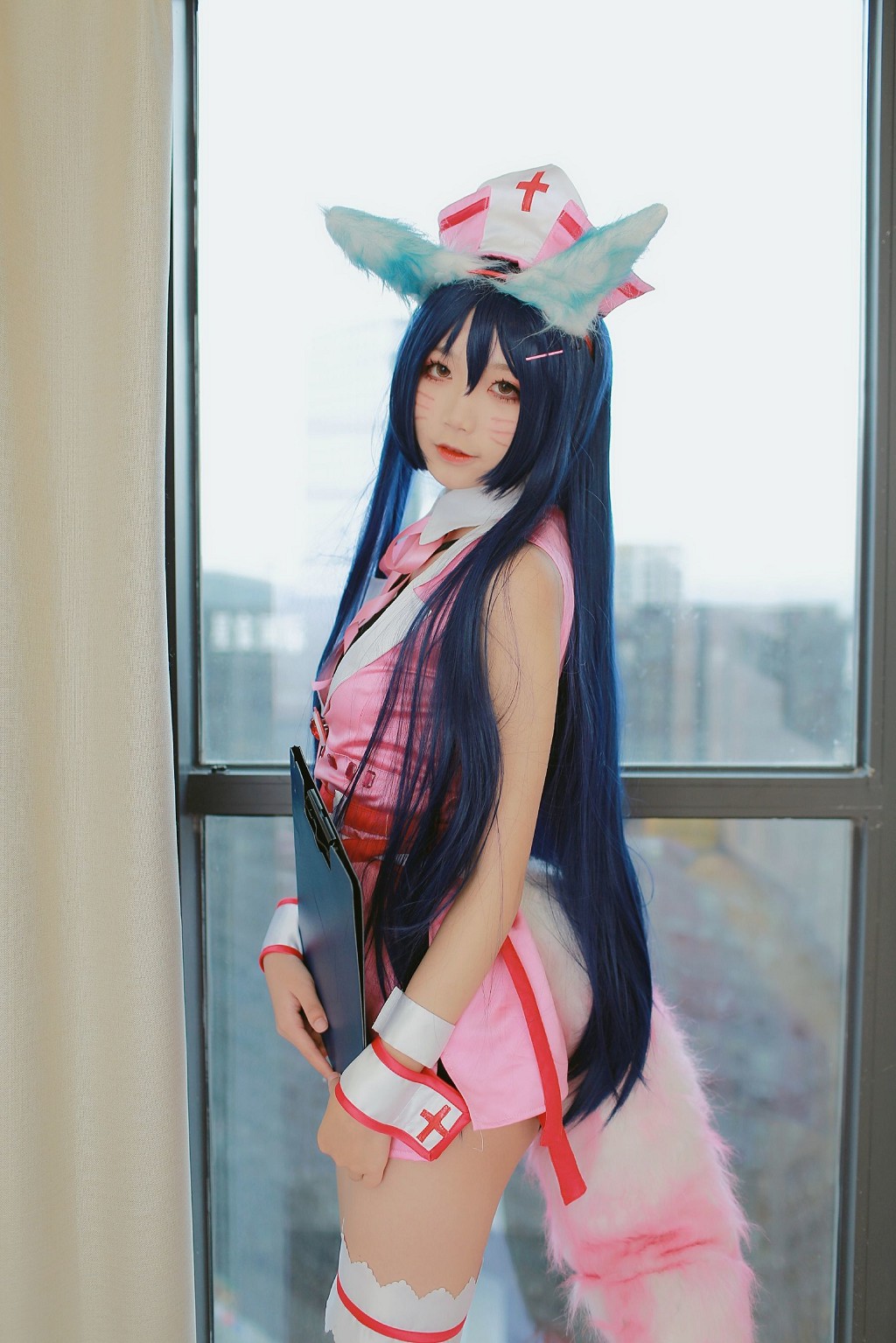 清纯少女五更百鬼《阿狸护士服》 [COSPLAY美女] 写真集[37P]