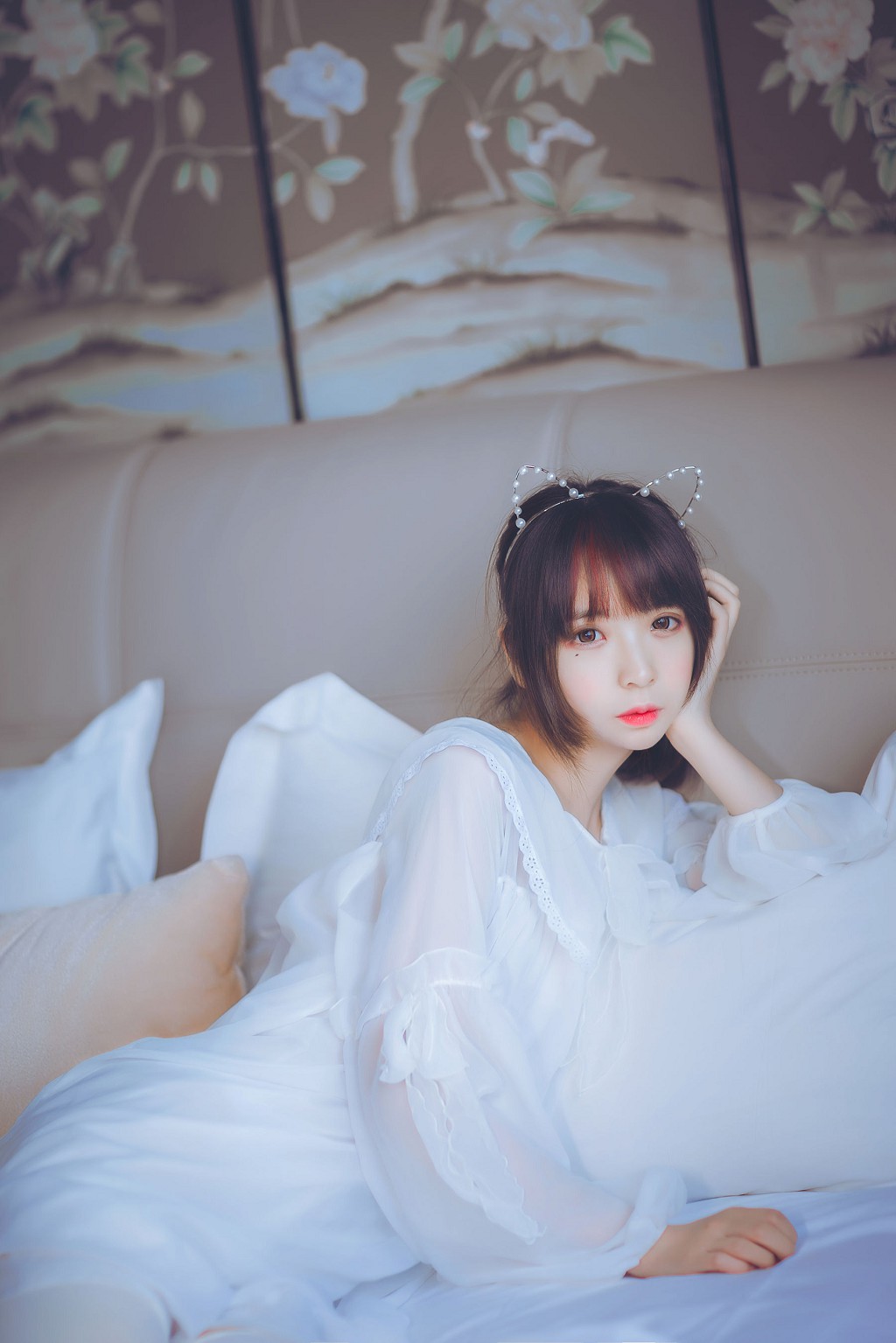 疯猫ss《睡衣与浴室的水手服》 [萝莉COS] 写真集[45P]