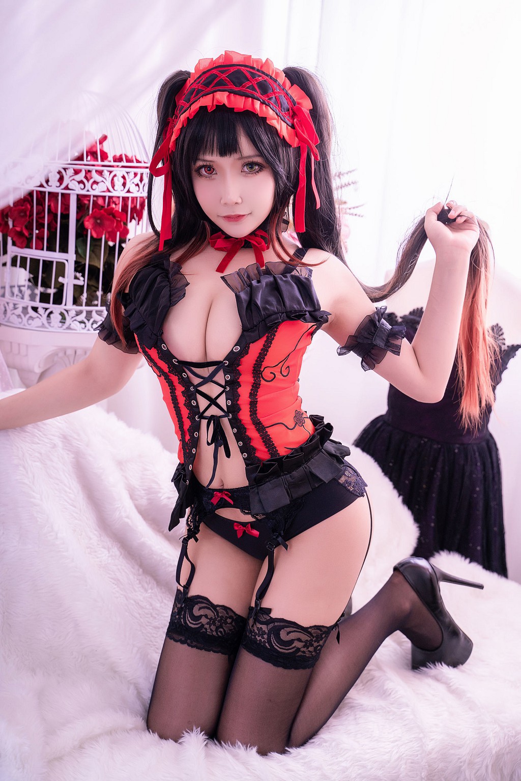 Take Away Mo Zi aa: Kuang San Black Lace [Cosplay Beauty] Photobook [38P