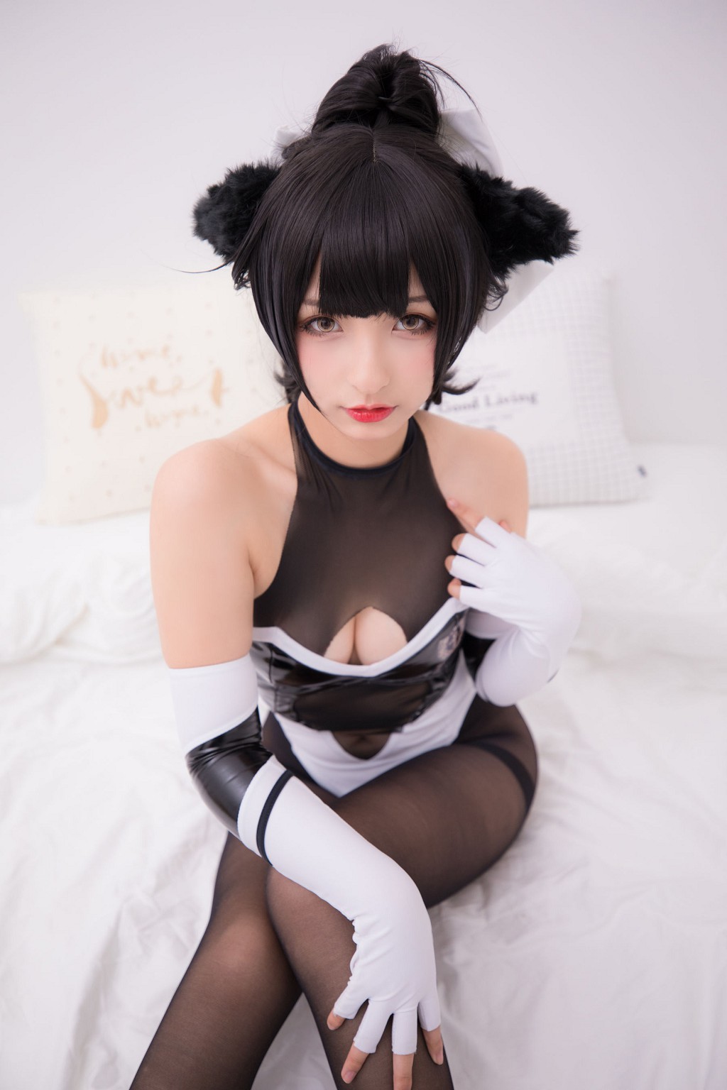 神楽坂真冬《タカオ-タイツ Ver (黒絲)》 [コスプレ美女] 写真集[150P