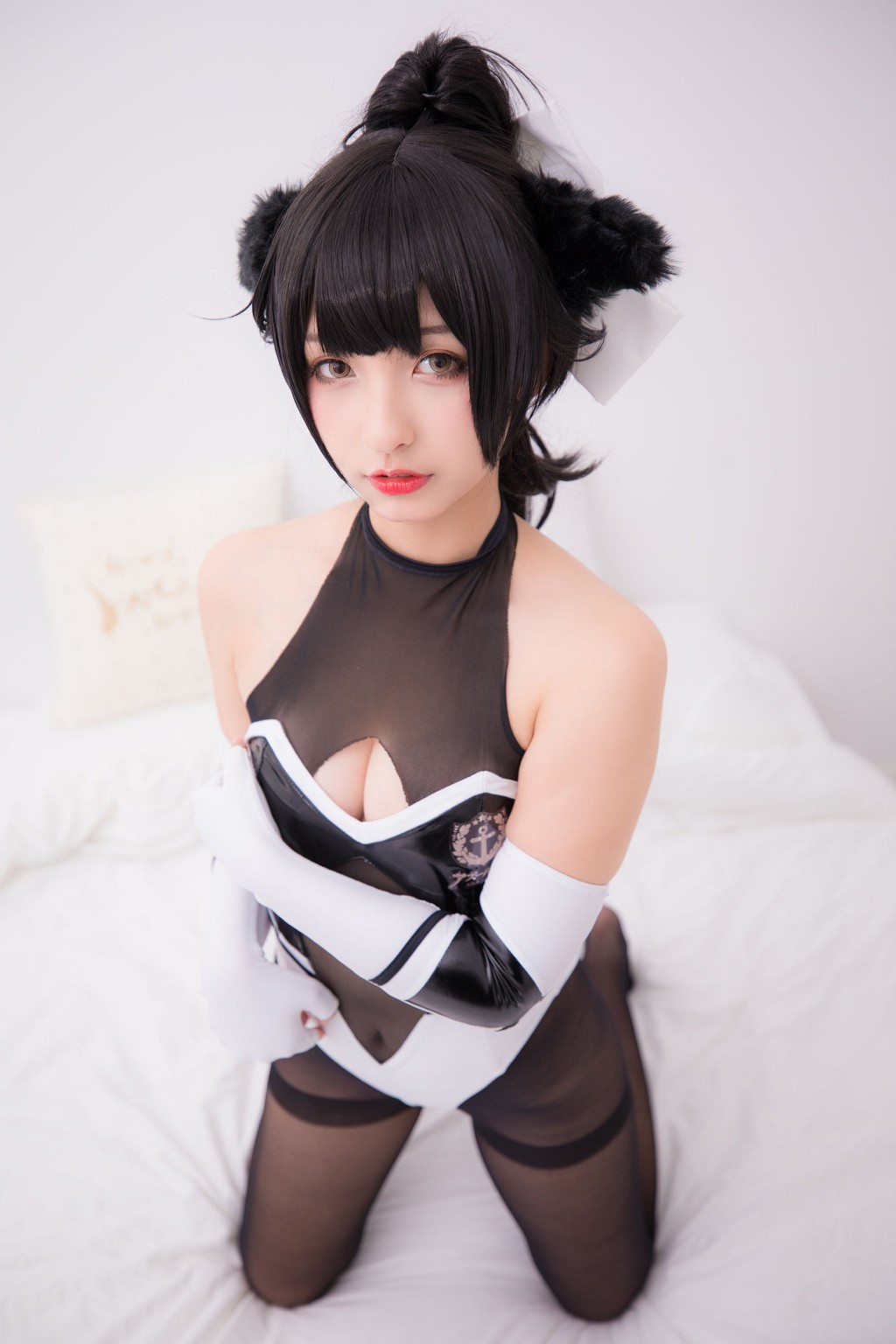 神楽坂真冬《タカオ-タイツ Ver (黒絲)》 [コスプレ美女] 写真集[150P