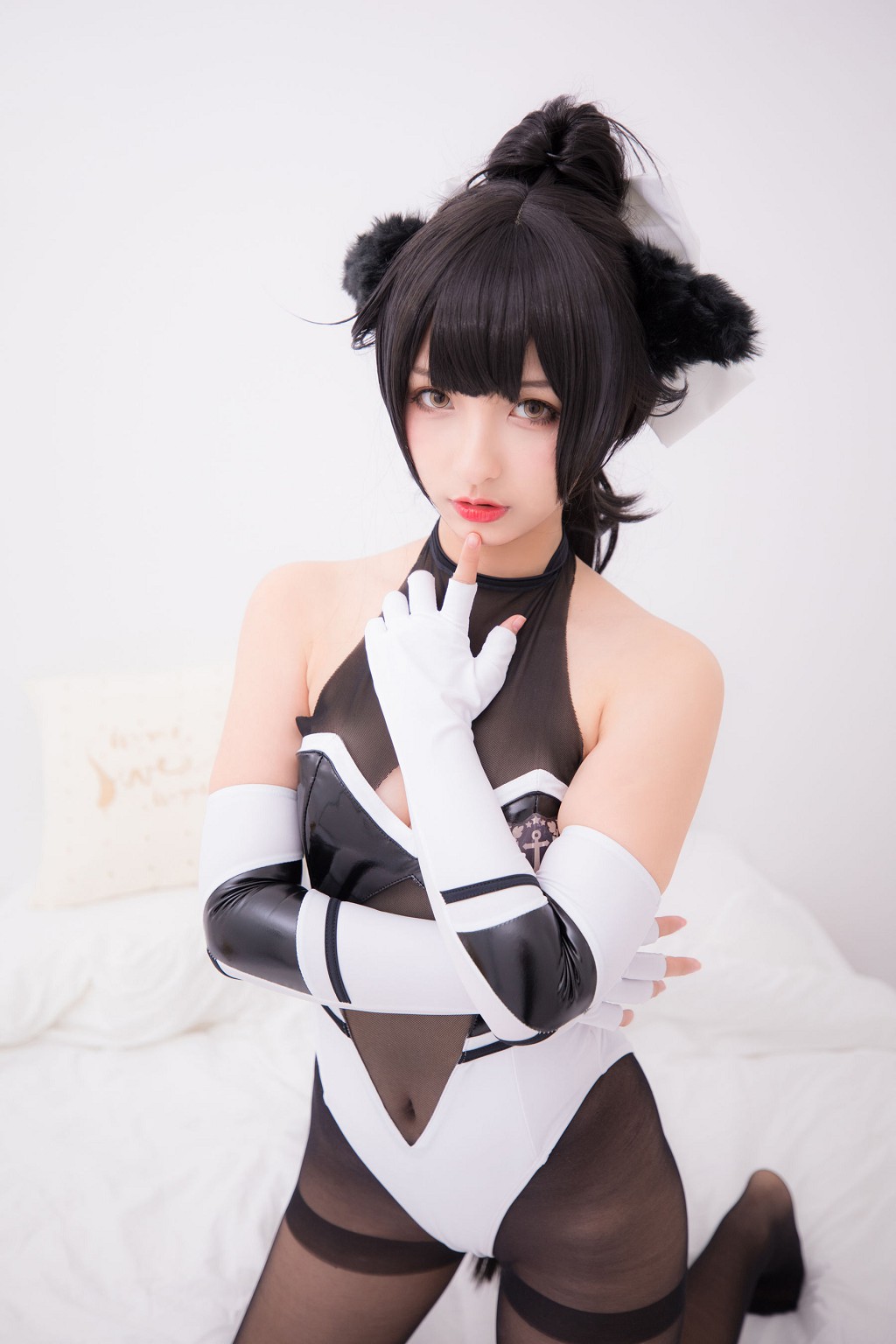 神楽坂真冬《タカオ-タイツ Ver (黒絲)》 [コスプレ美女] 写真集[150P