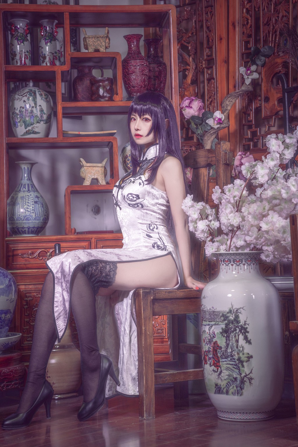 Shika小鹿鹿《学姐旗袍》 [Cosplay福利] 写真集[13P]