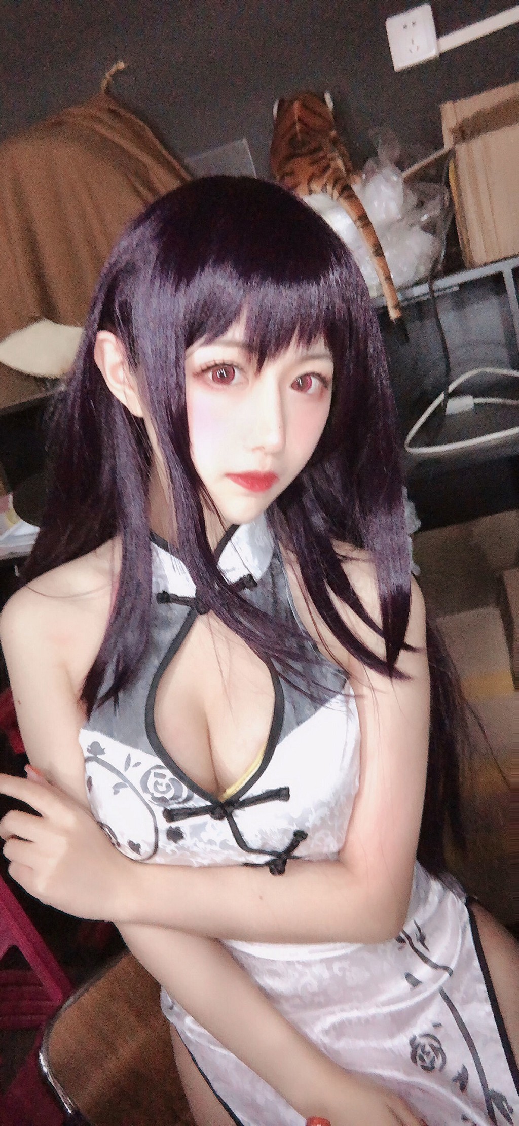 Shika小鹿鹿《学姐旗袍》 [Cosplay福利] 写真集[13P]