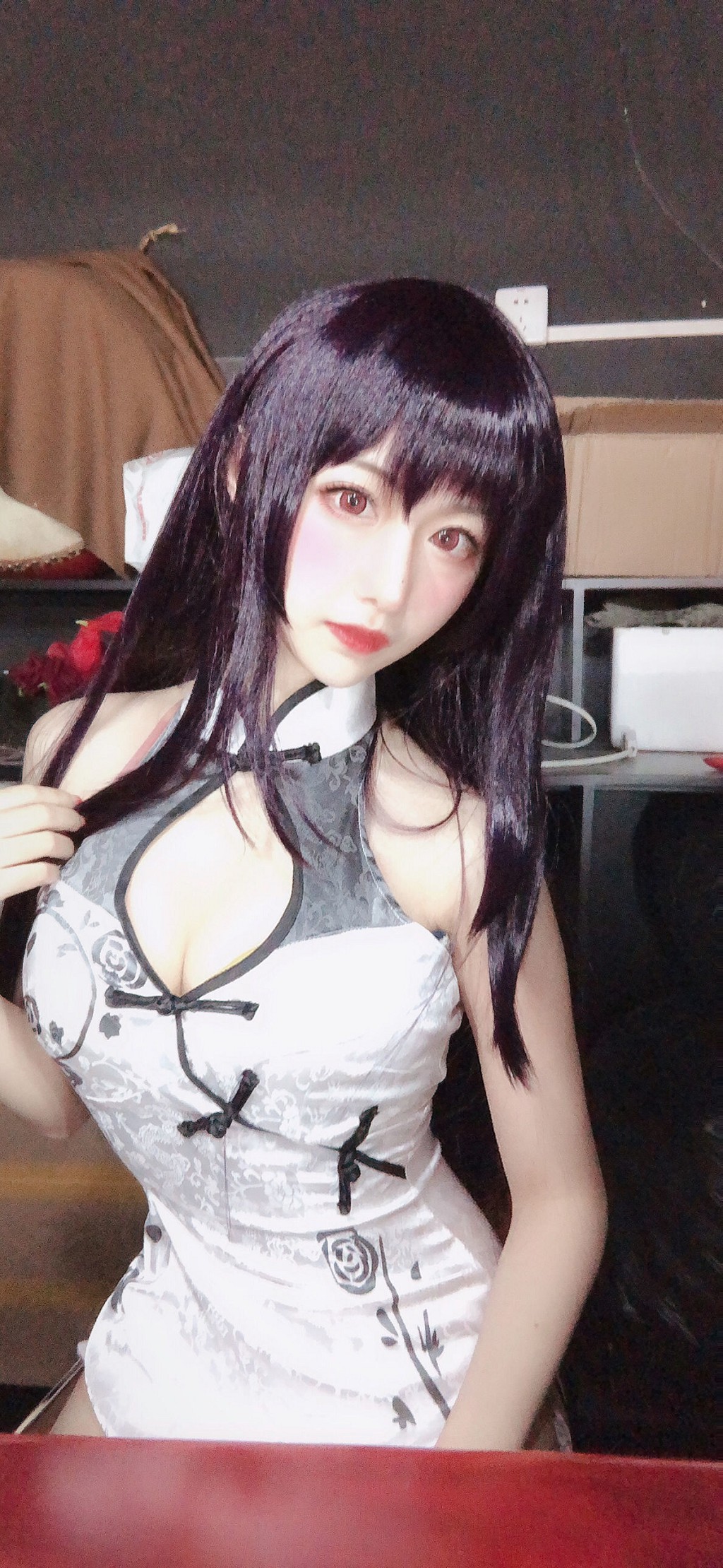 Shika小鹿鹿《学姐旗袍》 [Cosplay福利] 写真集[13P]