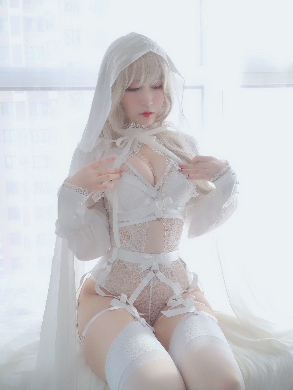 โคเซอร์ไป่ยิ่น81《ชุนไป้เซิ่งหนี่ว》 [Cosplayสาวน้อย] หนังสือภาพ[56P