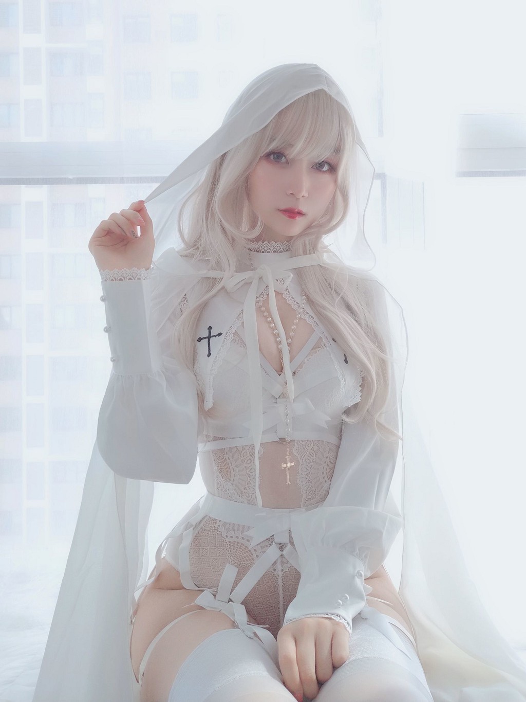 โคเซอร์ไป่ยิ่น81《ชุนไป้เซิ่งหนี่ว》 [Cosplayสาวน้อย] หนังสือภาพ[56P