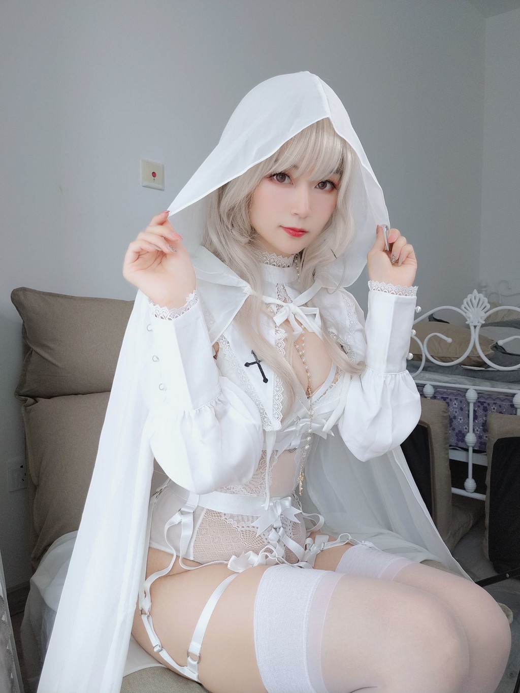 โคเซอร์ไป่ยิ่น81《ชุนไป้เซิ่งหนี่ว》 [Cosplayสาวน้อย] หนังสือภาพ[56P