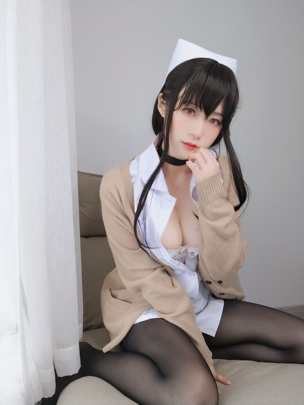 ไป่หยิ่น81《พยาบาลผมยาว》 [Cosplay สาวสวย] หนังสือภาพ[66P
