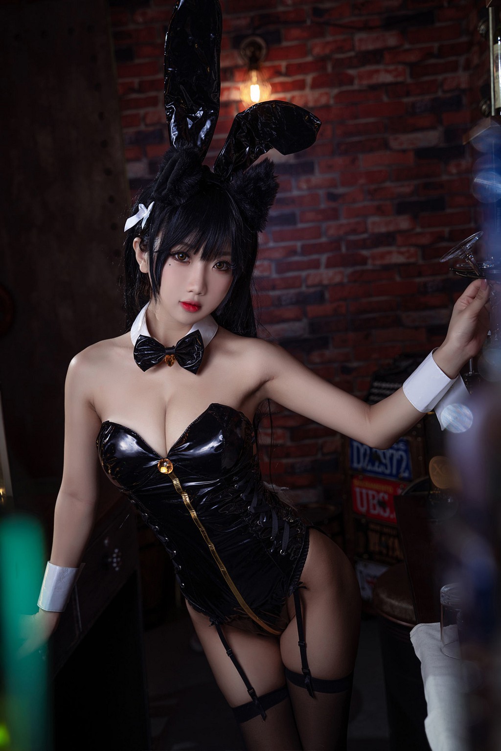 กุ้ยจู๋ย่าวอยู่หรือเปล่า w《สีดำดงจินกระต่ายสาว ไอตงรถแข่งสาว》 [Cosplay สวัสดิการ] ชุดภาพถ่าย[33P