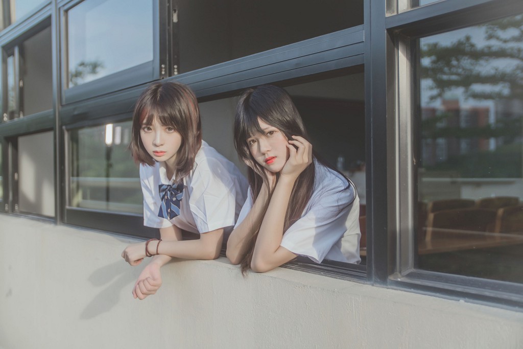 桜桃喵与疯猫ss JK百合 43P
