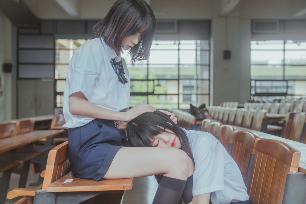 桜桃喵与疯猫ss JK百合 43P