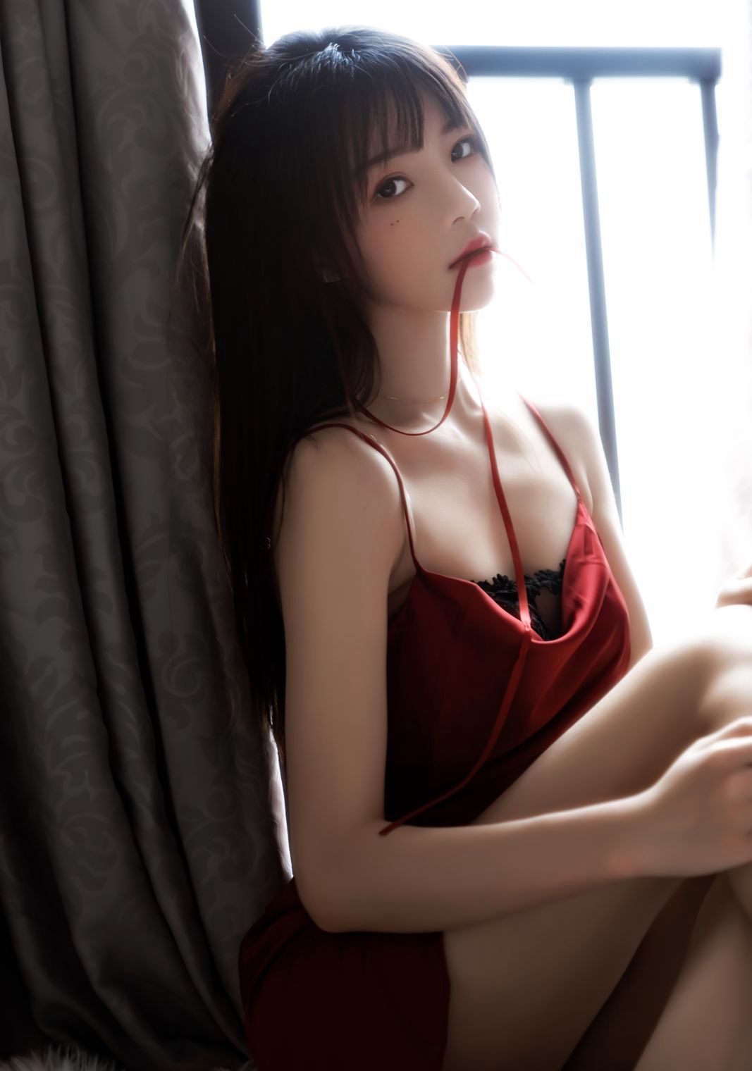 大尺度COS美女桜桃喵COSPLAY性感蕾丝内衣写真