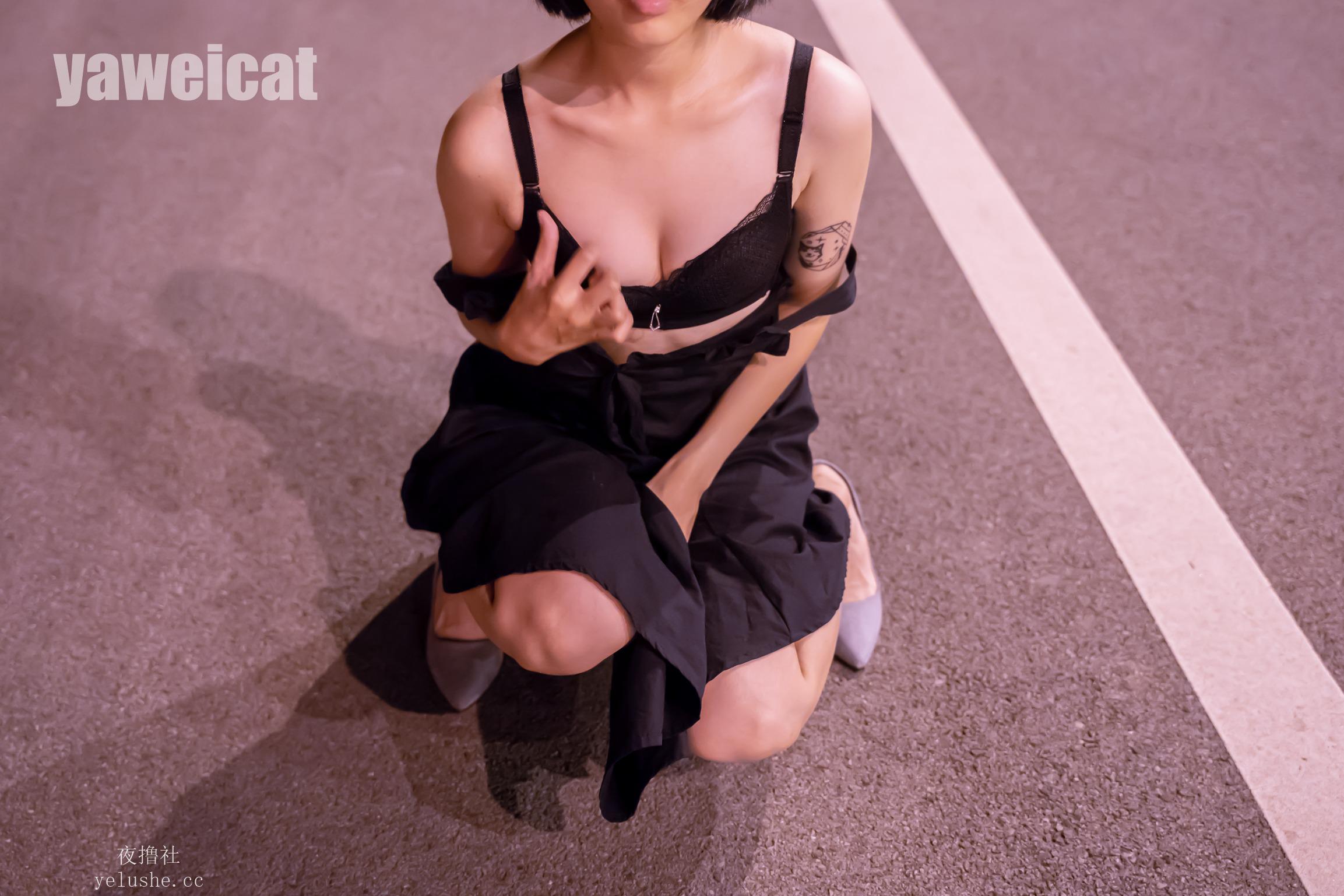押尾猫 - 馬路露出 39P