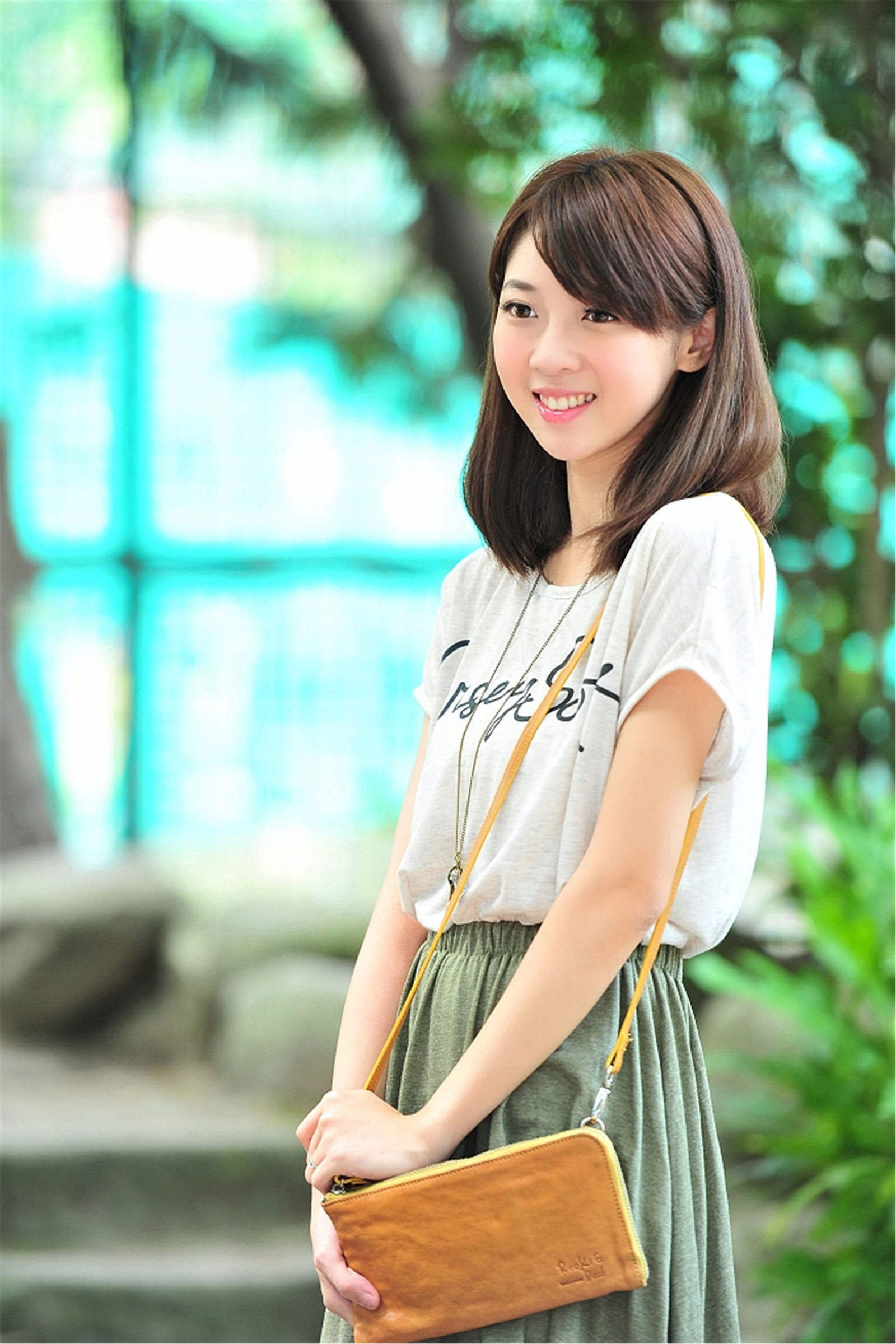 สาวสวยไต้หวัน] เซี่ยวหยู ศิหลินโรงเรียนประถมภายนอกถ่าย