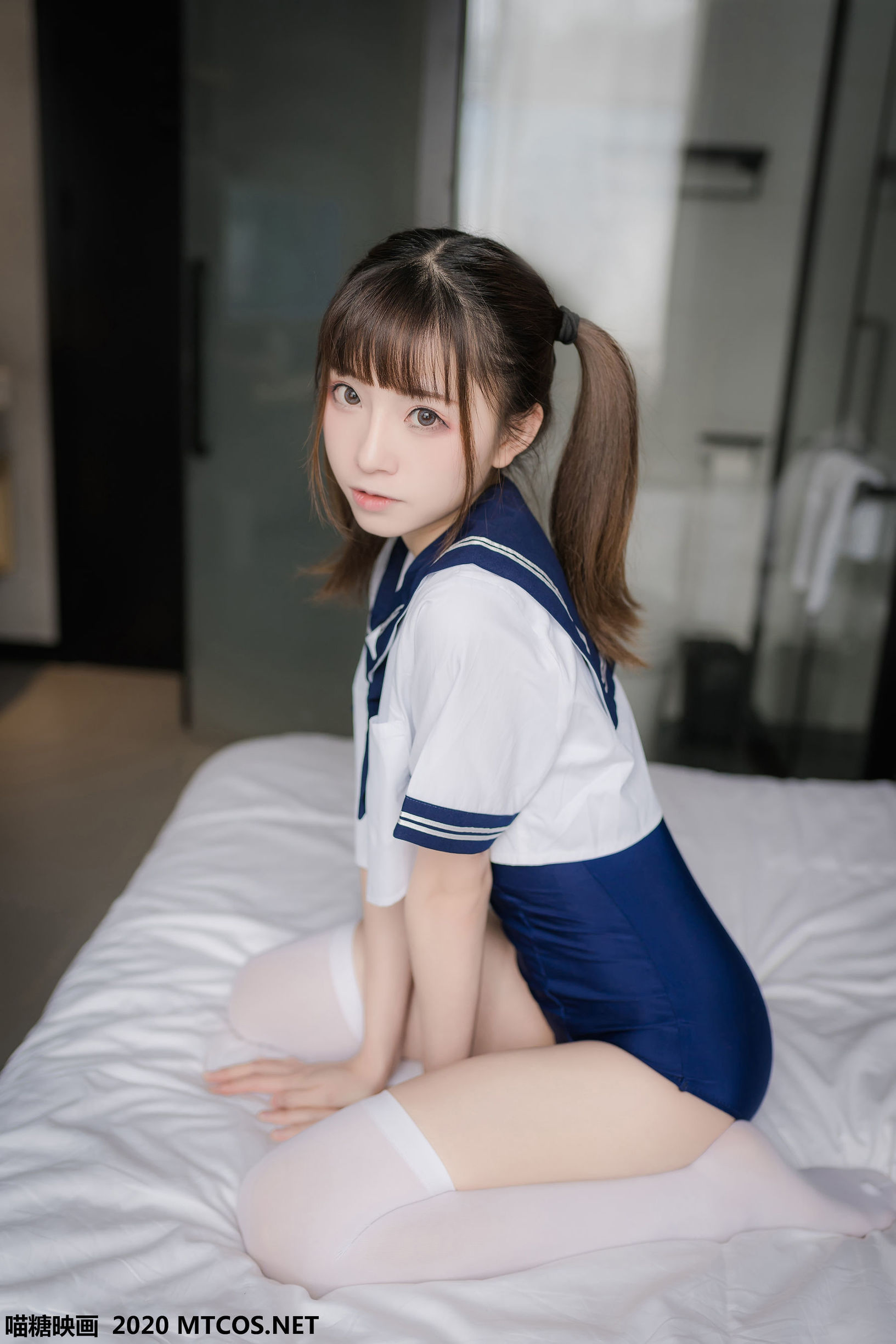 เมียวถังเอ็งยิง] JKL.006 ชุดว่ายน้ำJKชุดนักเรียน
