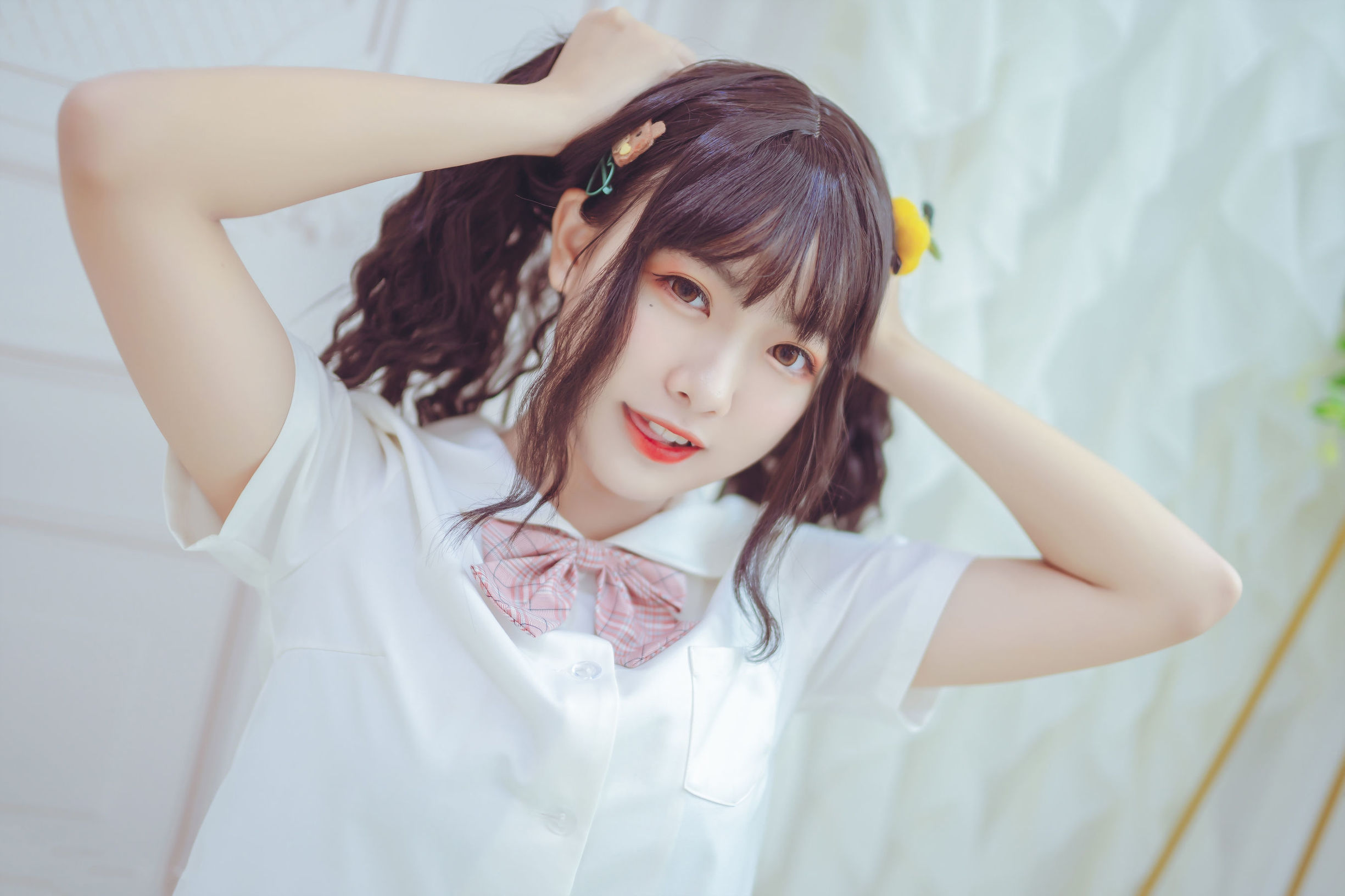 Meow Sugar Film] VOL.001 Over-the-Knee White Silk