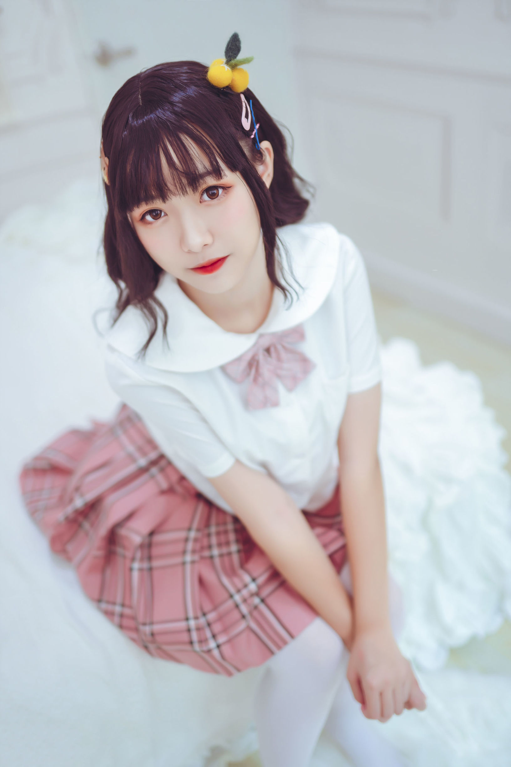 Meow Sugar Film] VOL.001 Over-the-Knee White Silk