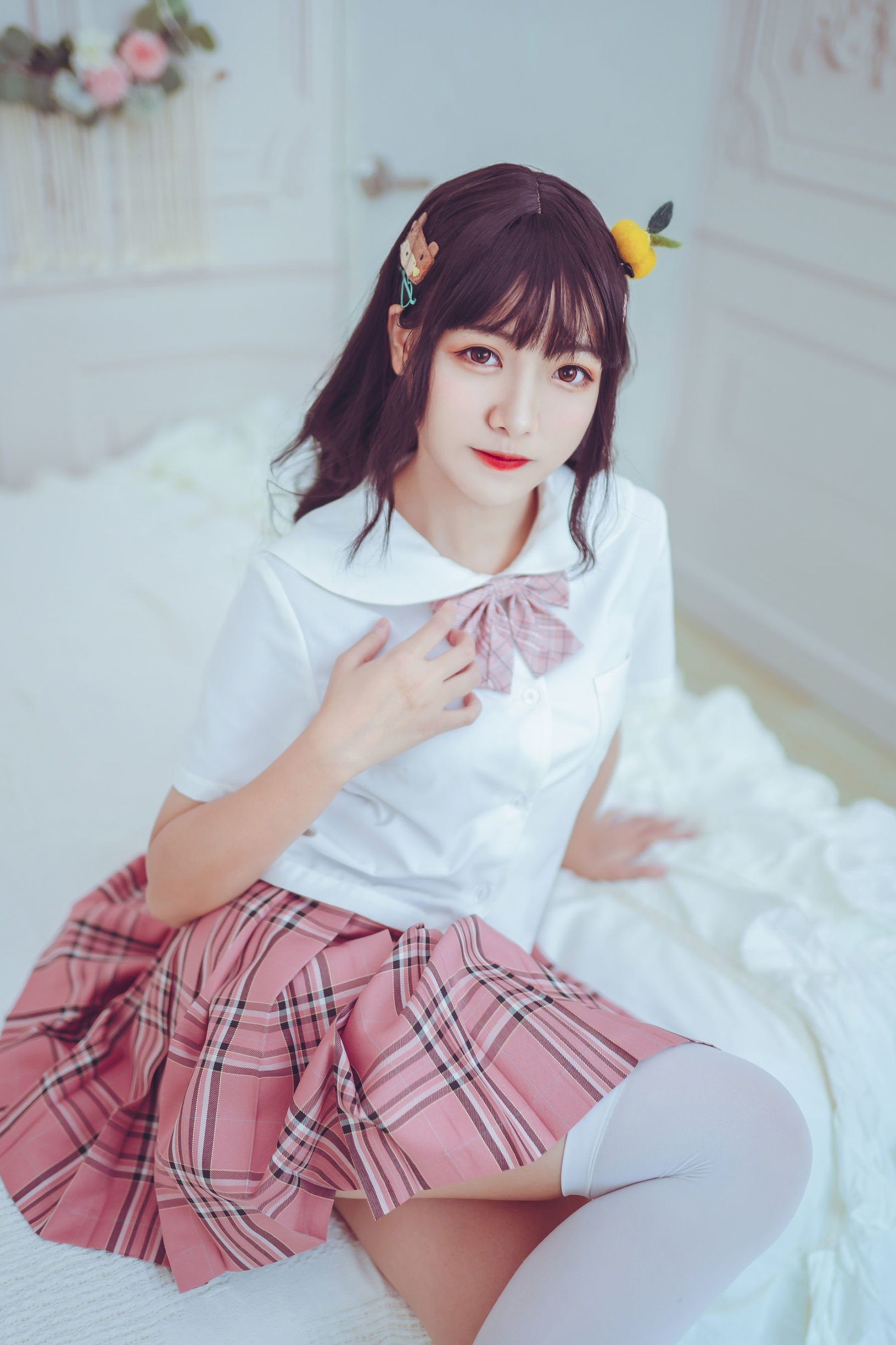Meow Sugar Film] VOL.001 Over-the-Knee White Silk