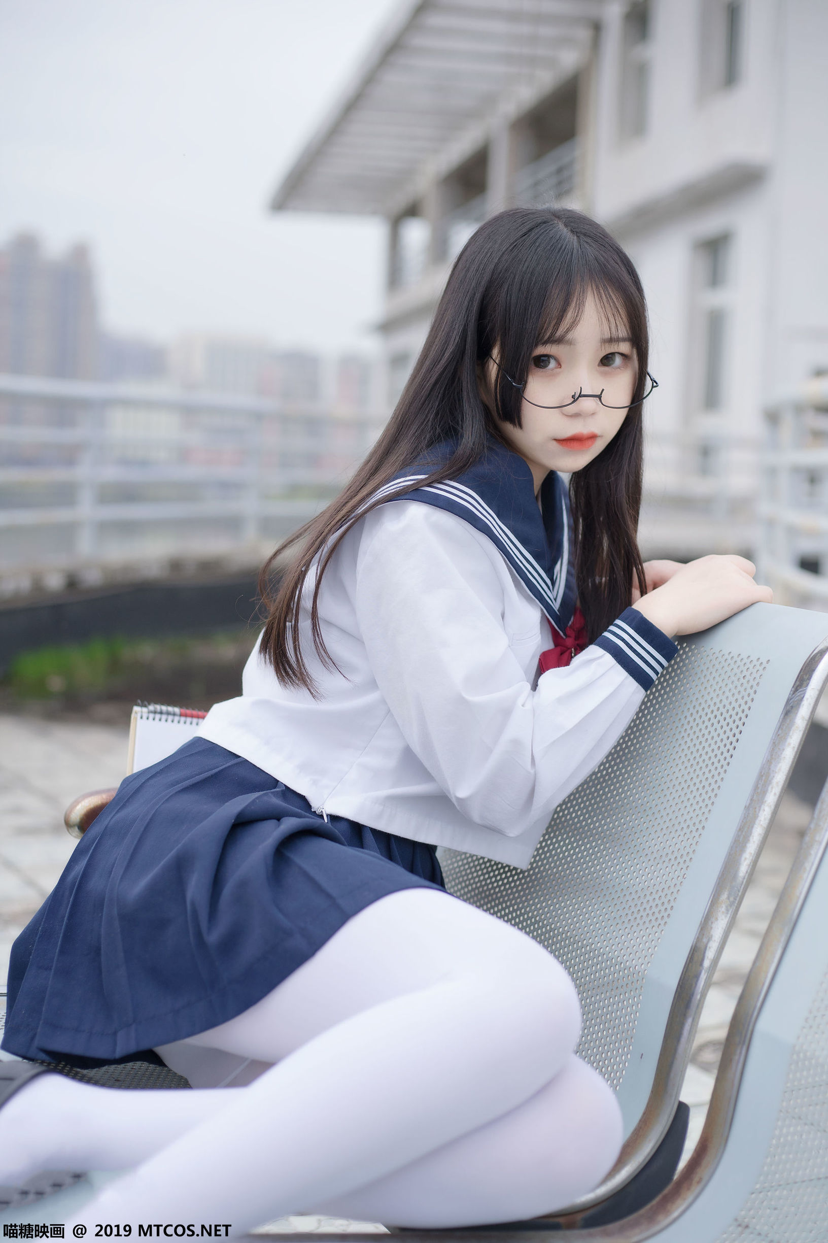 [喵糖映画] VOL.067 喵喵的白丝水手服
