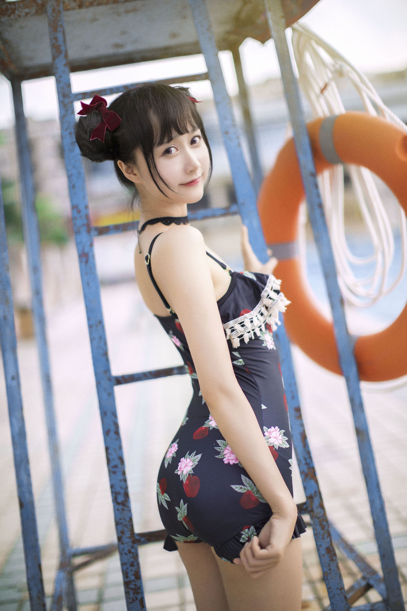 เมียวถังเอี๊ยง] VOL.239 ชุดว่ายน้ำสตรอว์เบอร์รี