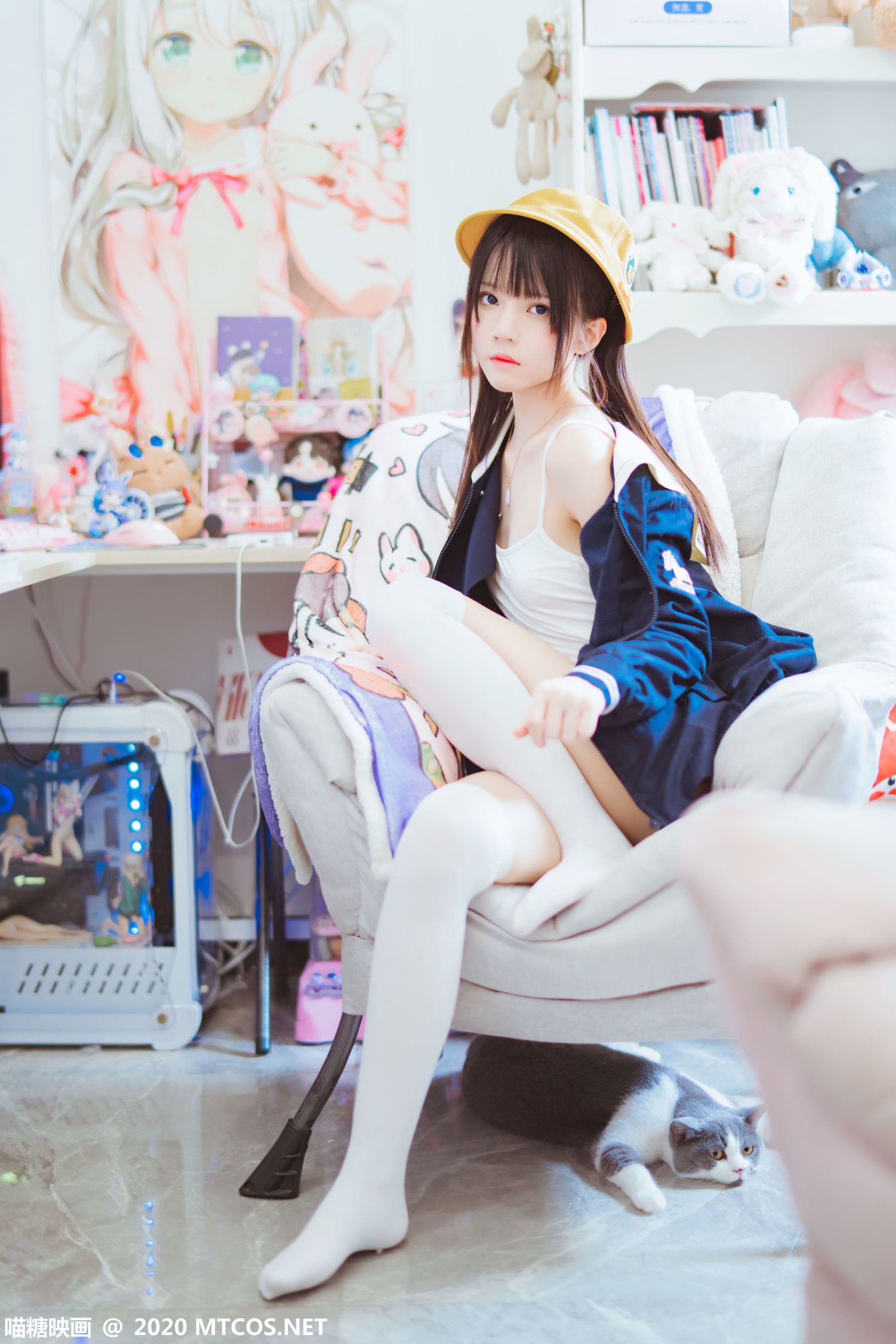 Meow Sugar Film] Vol. 246 Milky Peach White White