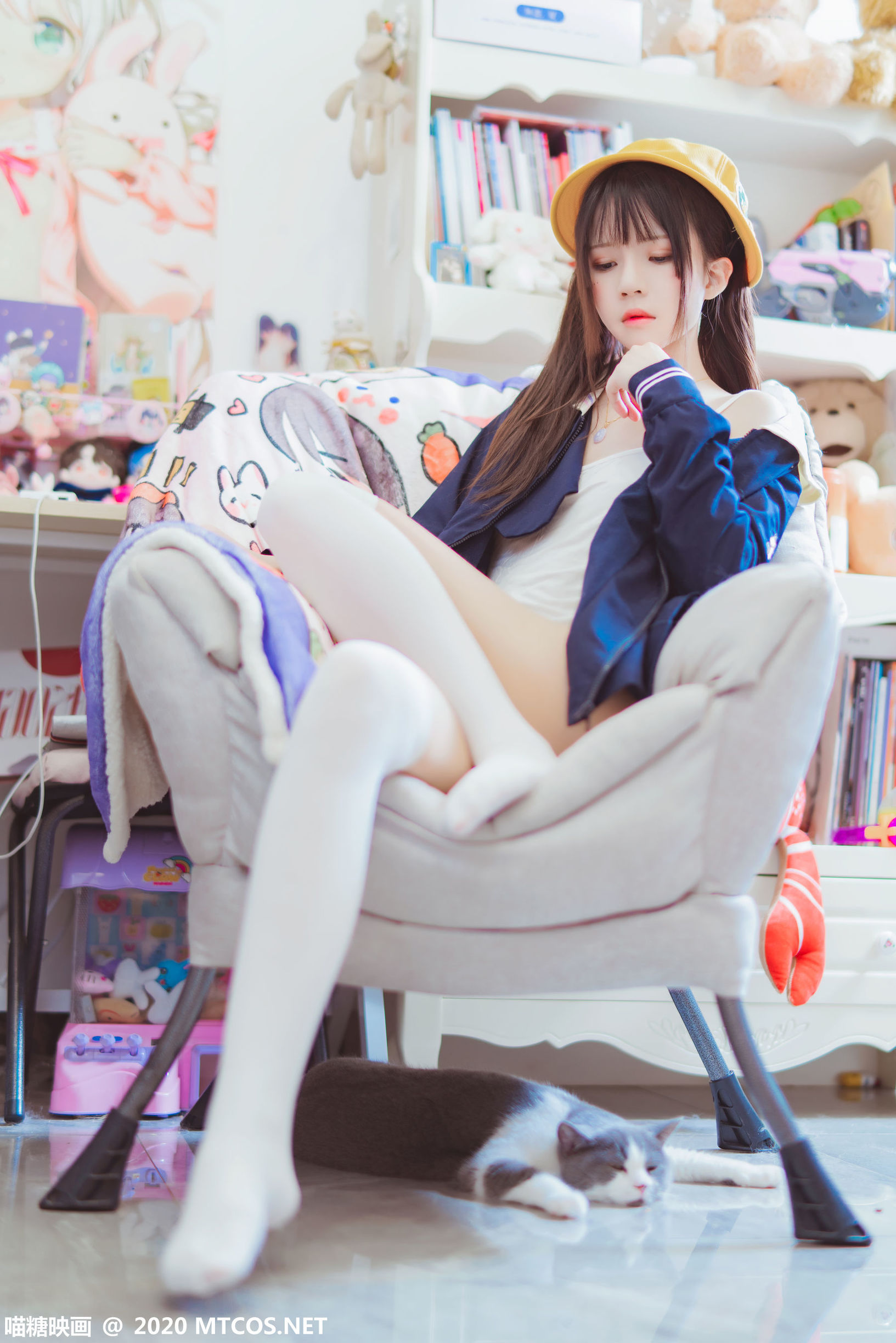 Meow Sugar Film] Vol. 246 Milky Peach White White
