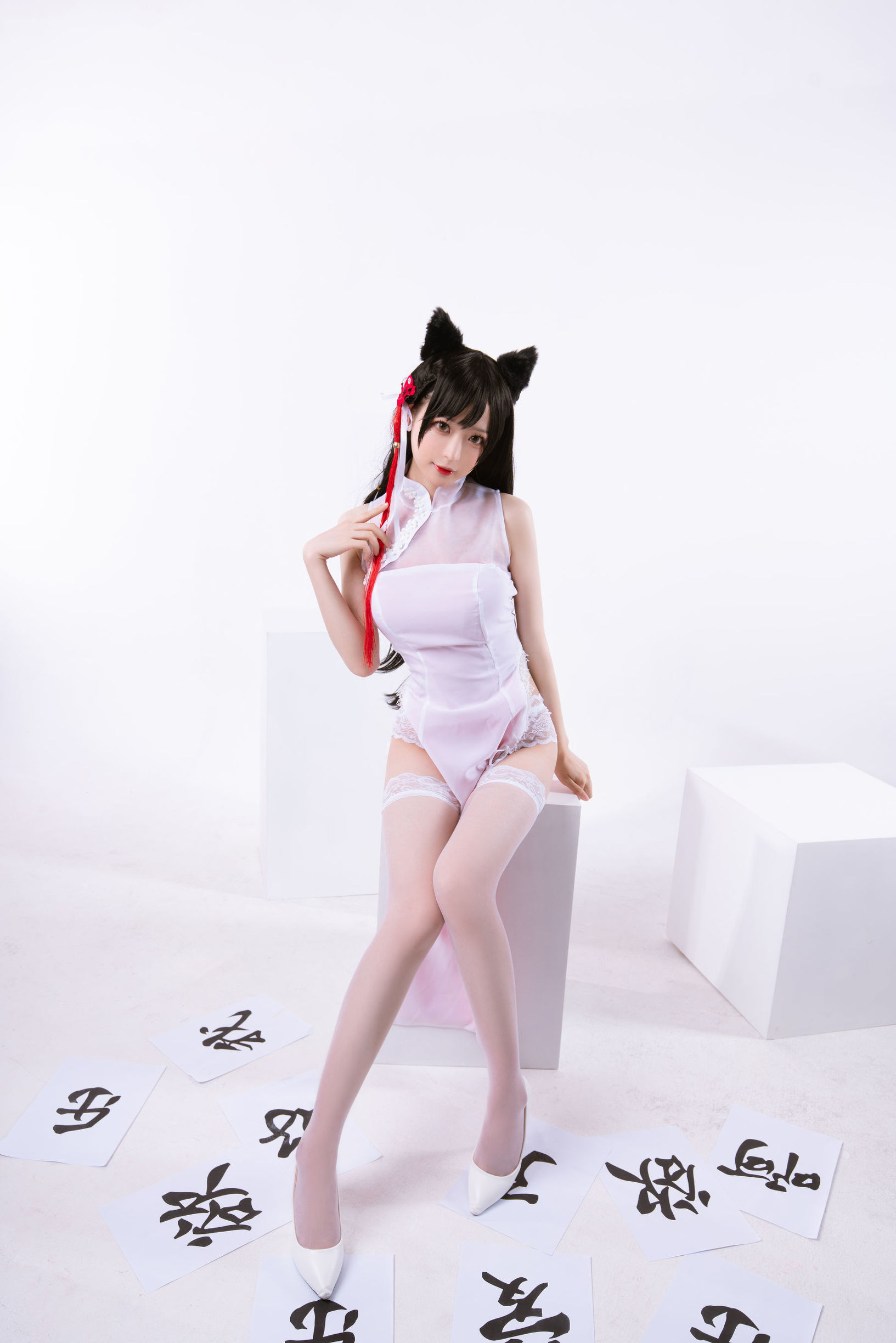 [萝莉COS] 南宫 - 高雄爱宕旗袍 南宫牙妹双人