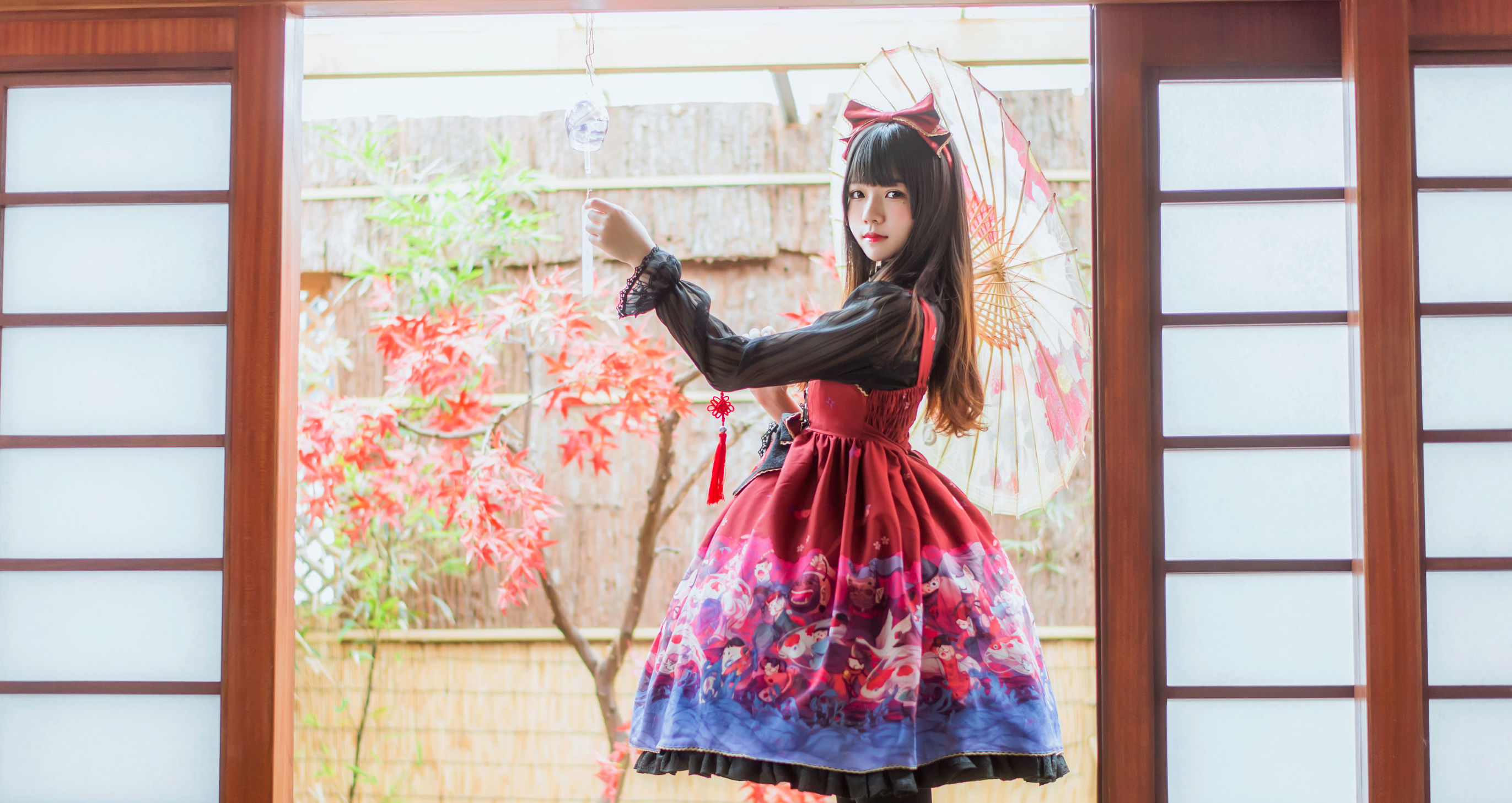 [萝莉COS] 桜桃喵《和风 belle ta》