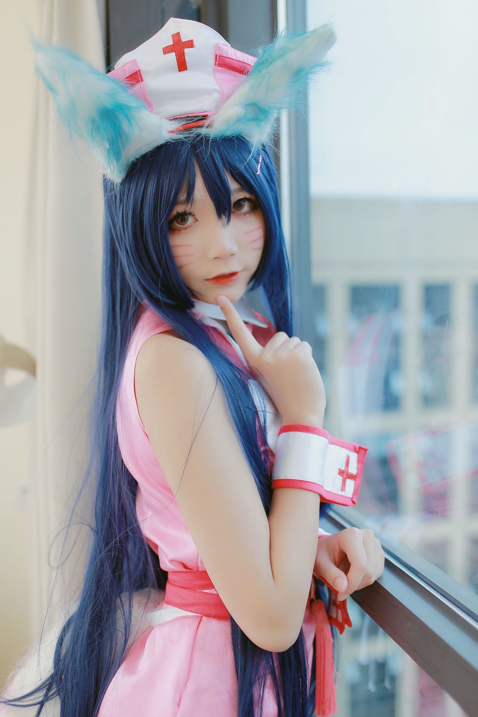 [萝莉COS] 清纯少女五更百鬼 - 阿狸护士服