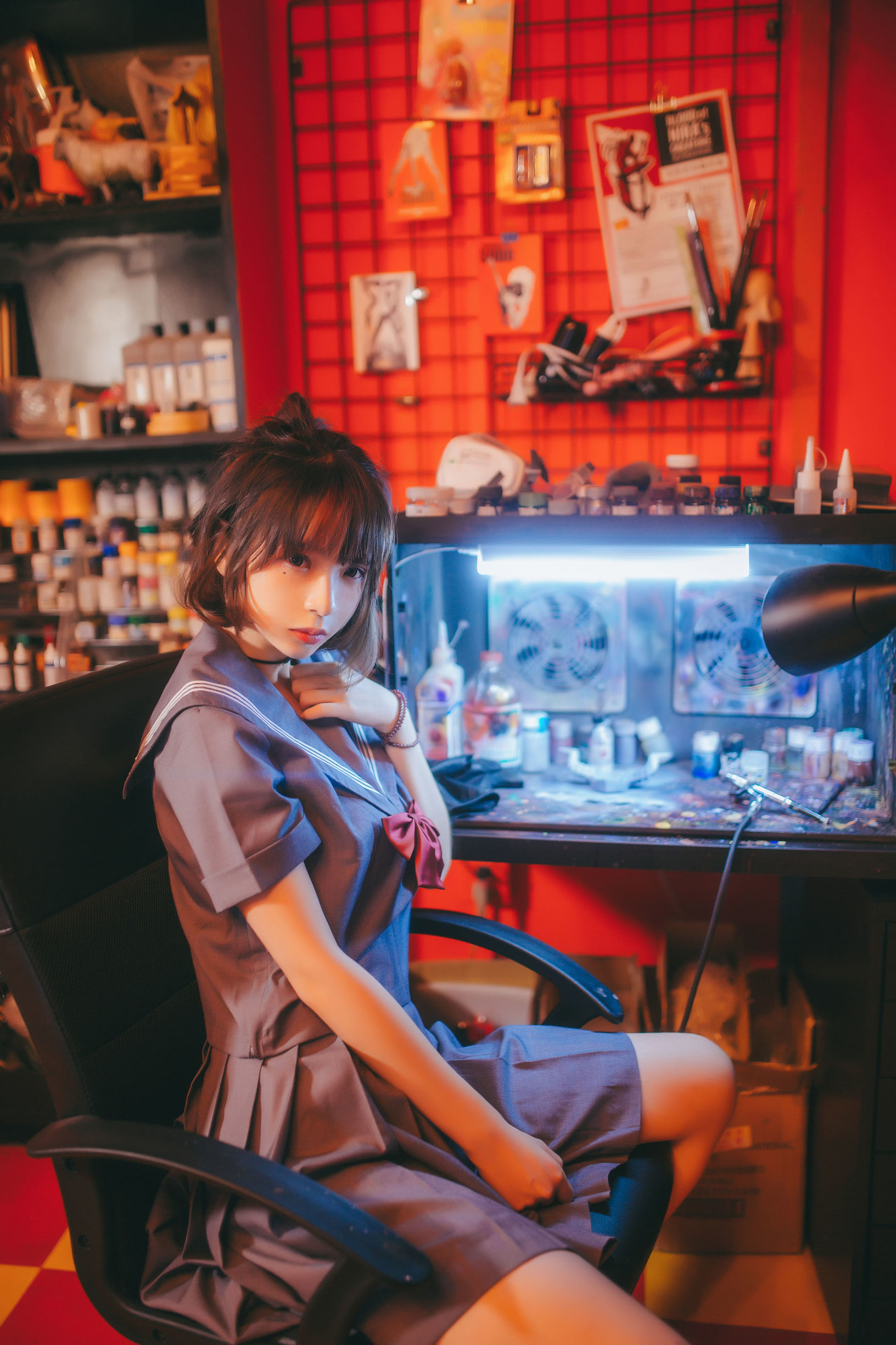 疯猫ss 被囚禁的少女 Cosplay