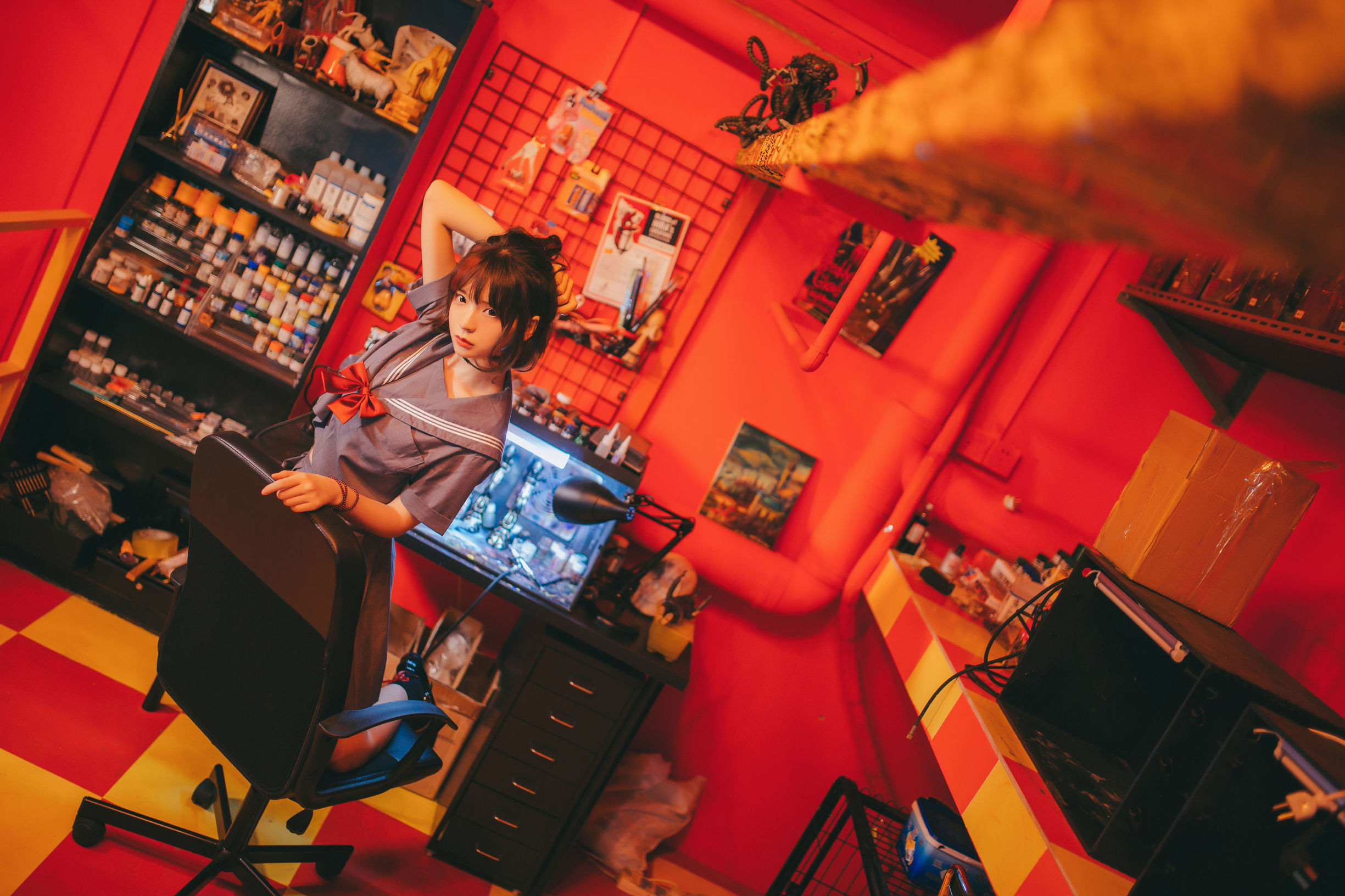 疯猫ss 被囚禁的少女 Cosplay