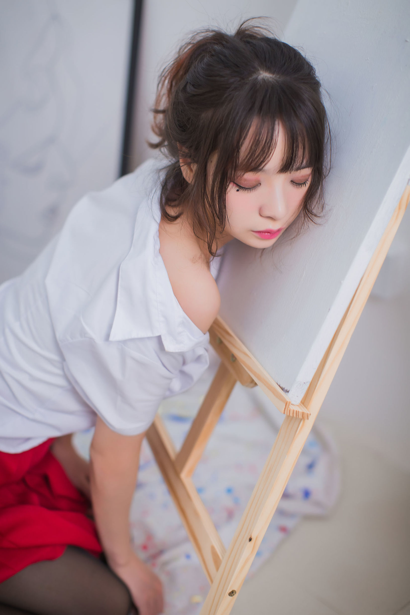 Crazy Cat ss ถุงน่องดำ JK สไตล์สาวหวาน