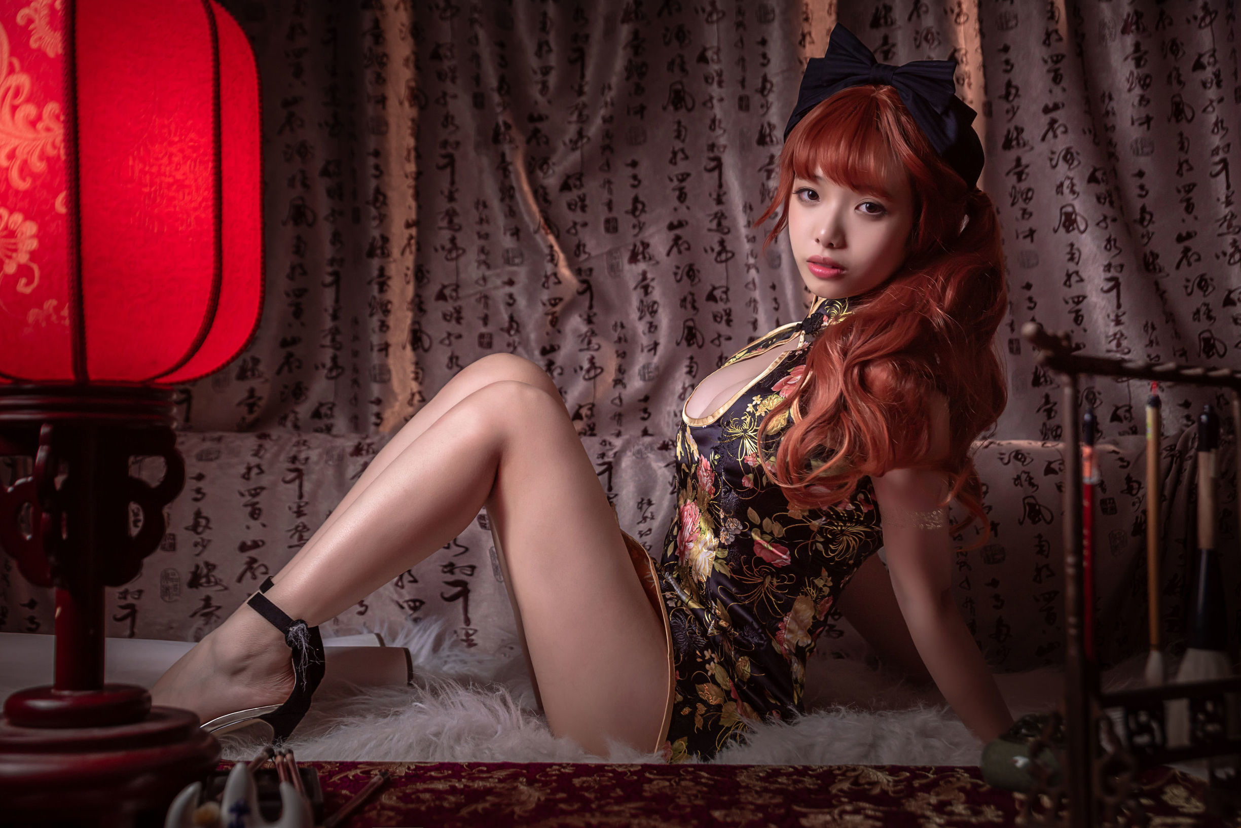 belle ta Cosplay] Wen Mei - Low-Cut Barefoot