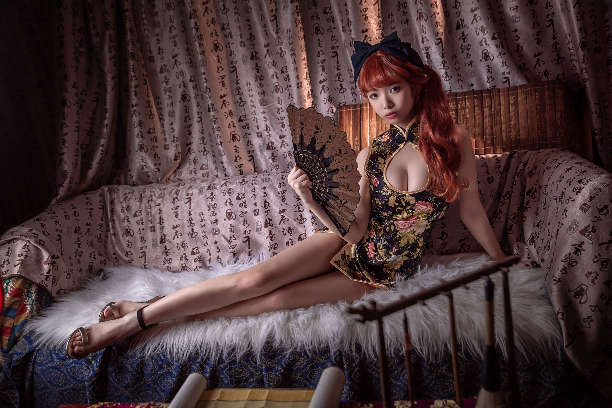  belle ta Cosplay] Wen Mei - Low-Cut Barefoot