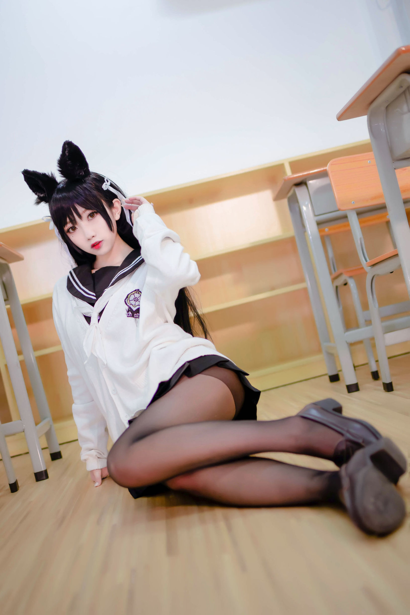  belle  Cosplay] Quỷ Thú Yao - Đồng phục JK