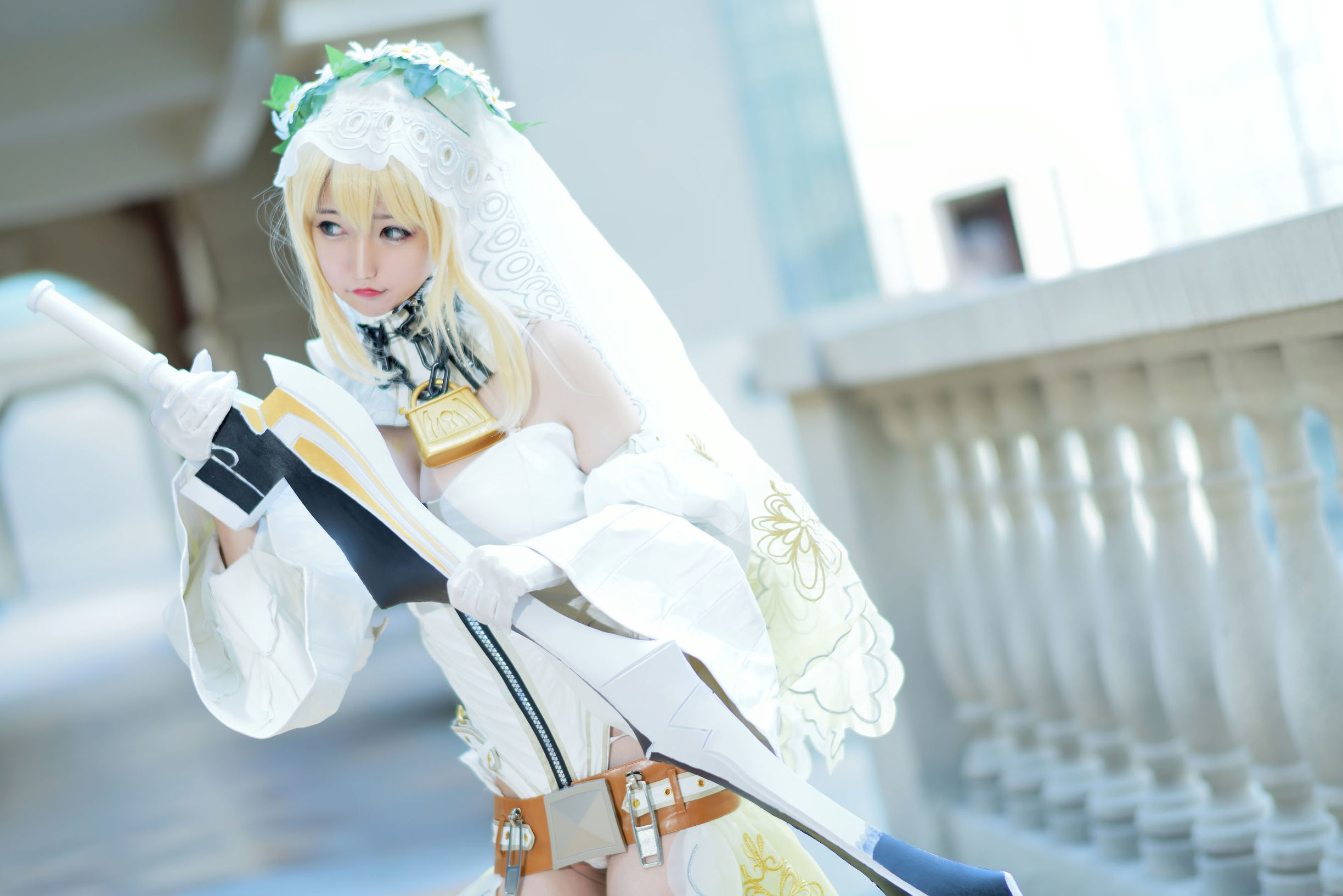 [萝莉COS] Nagesa魔物女本 白衣骑士