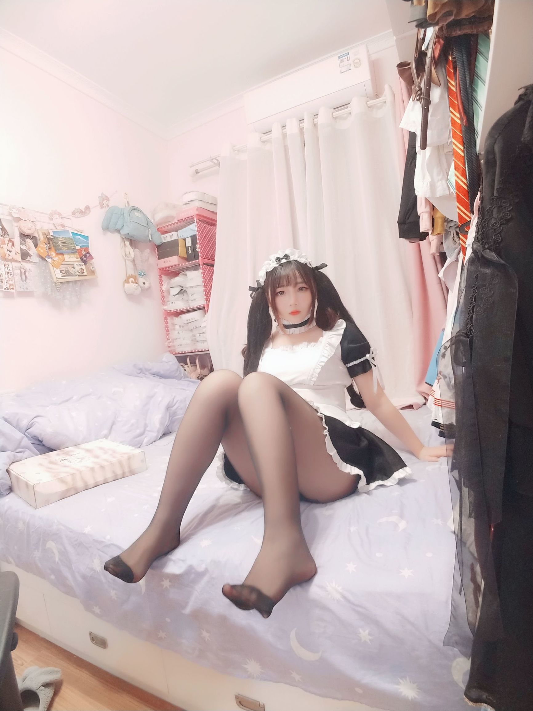 [COS福利] 二次元美女古川kagura - 黑丝女仆