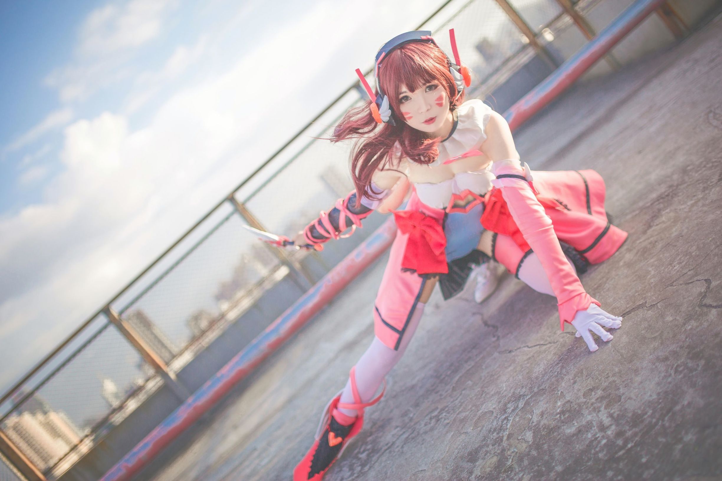 COS ฟู๋ลี่] บล็อกเกอร์อนิเมะ เป่ยจือเป่ย - โอเวอร์วอตช์ สาวน้อยเวทมนตร์ D.Va