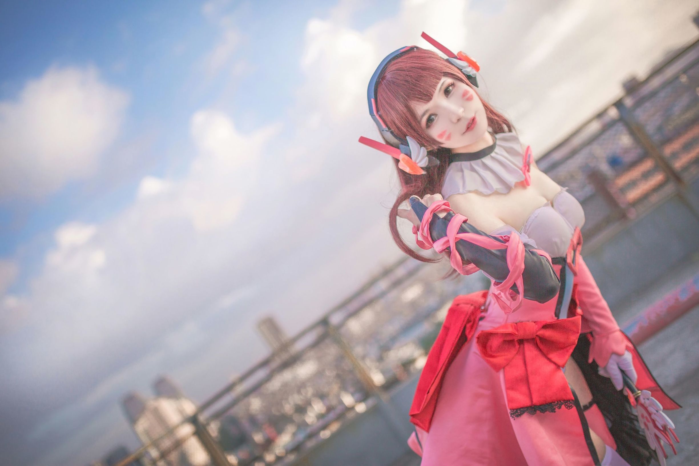 COS ฟู๋ลี่] บล็อกเกอร์อนิเมะ เป่ยจือเป่ย - โอเวอร์วอตช์ สาวน้อยเวทมนตร์ D.Va