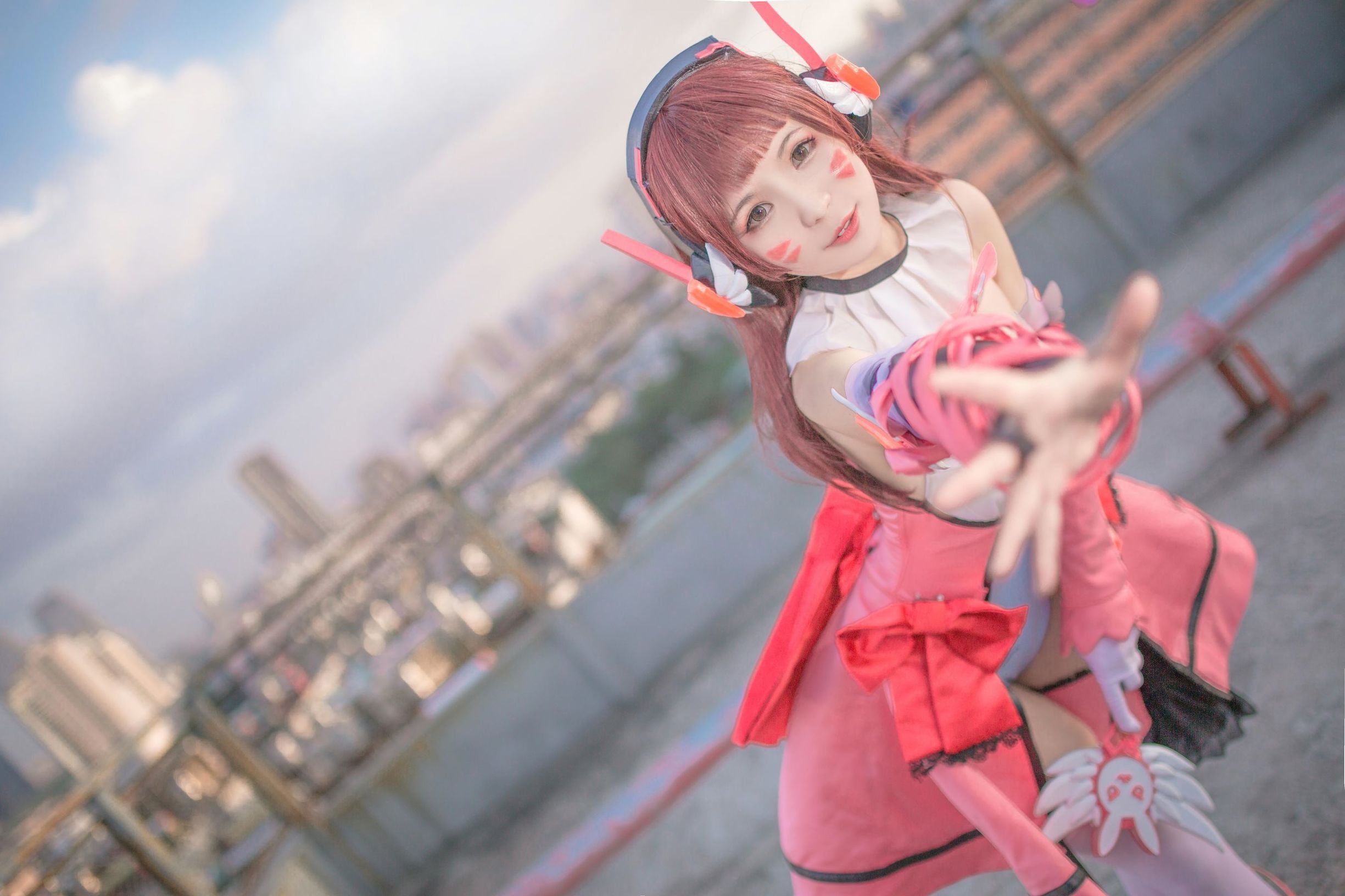 COS ฟู๋ลี่] บล็อกเกอร์อนิเมะ เป่ยจือเป่ย - โอเวอร์วอตช์ สาวน้อยเวทมนตร์ D.Va