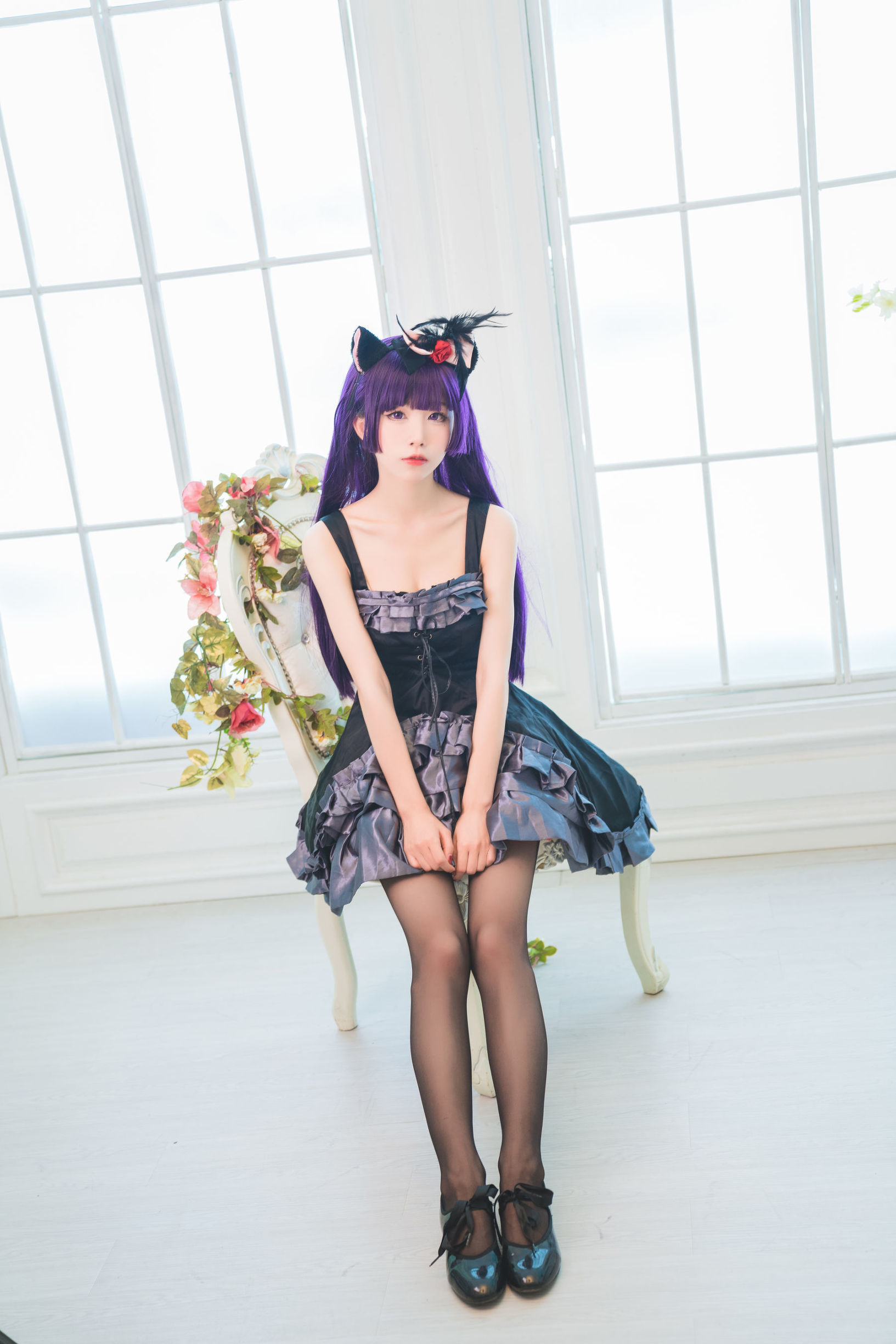 COS Phúc Lợi] Blogger Anime Shui Miao Aqua - Mèo Đen