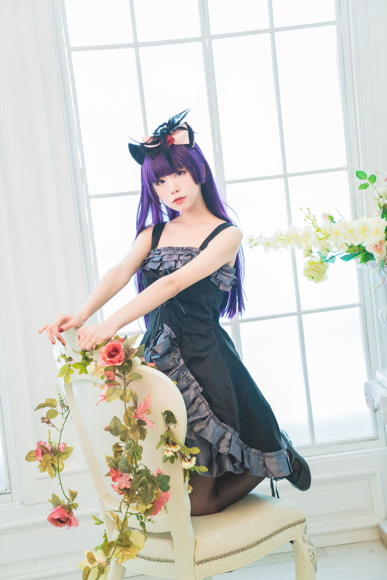 COS Phúc Lợi] Blogger Anime Shui Miao Aqua - Mèo Đen