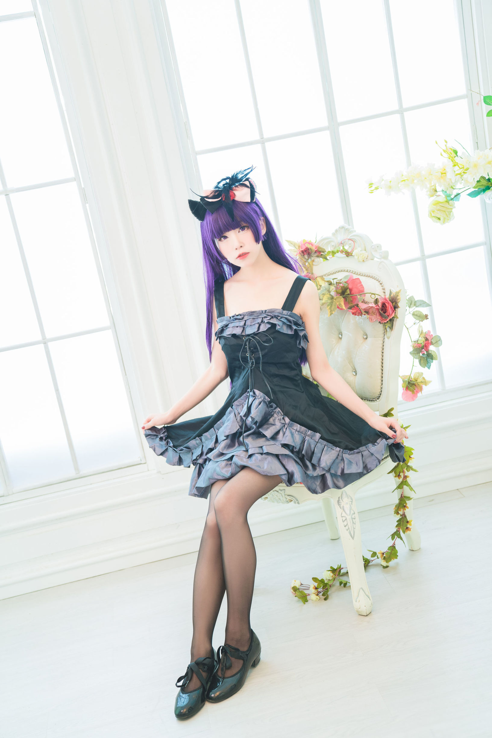 COS Phúc Lợi] Blogger Anime Shui Miao Aqua - Mèo Đen